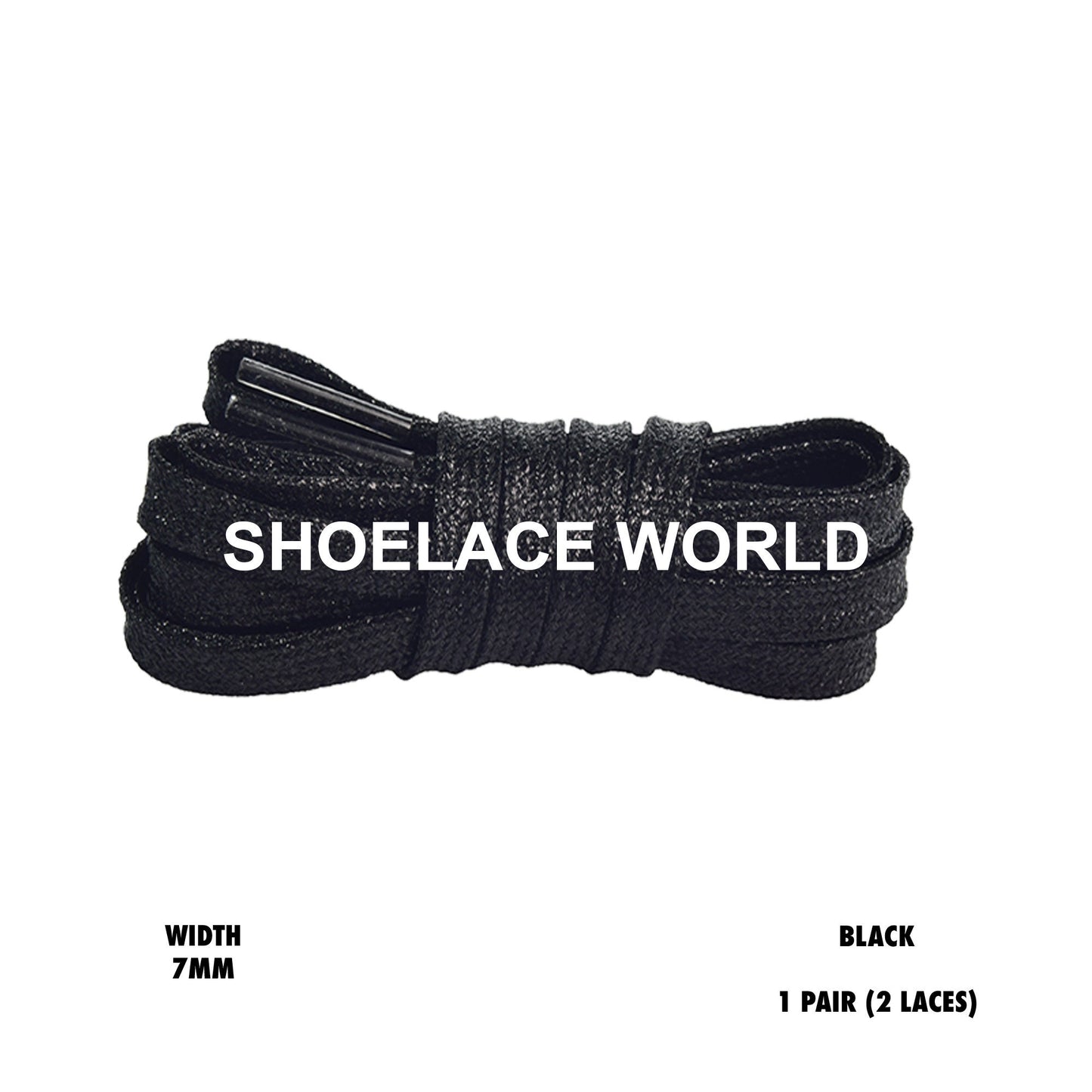 Black Slim Glitter Flat Shoelaces 7mm Colorful Pattern Laces Ships Out From The USA Next Day
