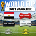Egypt 2026 World Cup Inspired Sneaker Accessory Bundles Flat Shoelaces Egyptian Dubraes Fifa Futbol Soccer Accessories