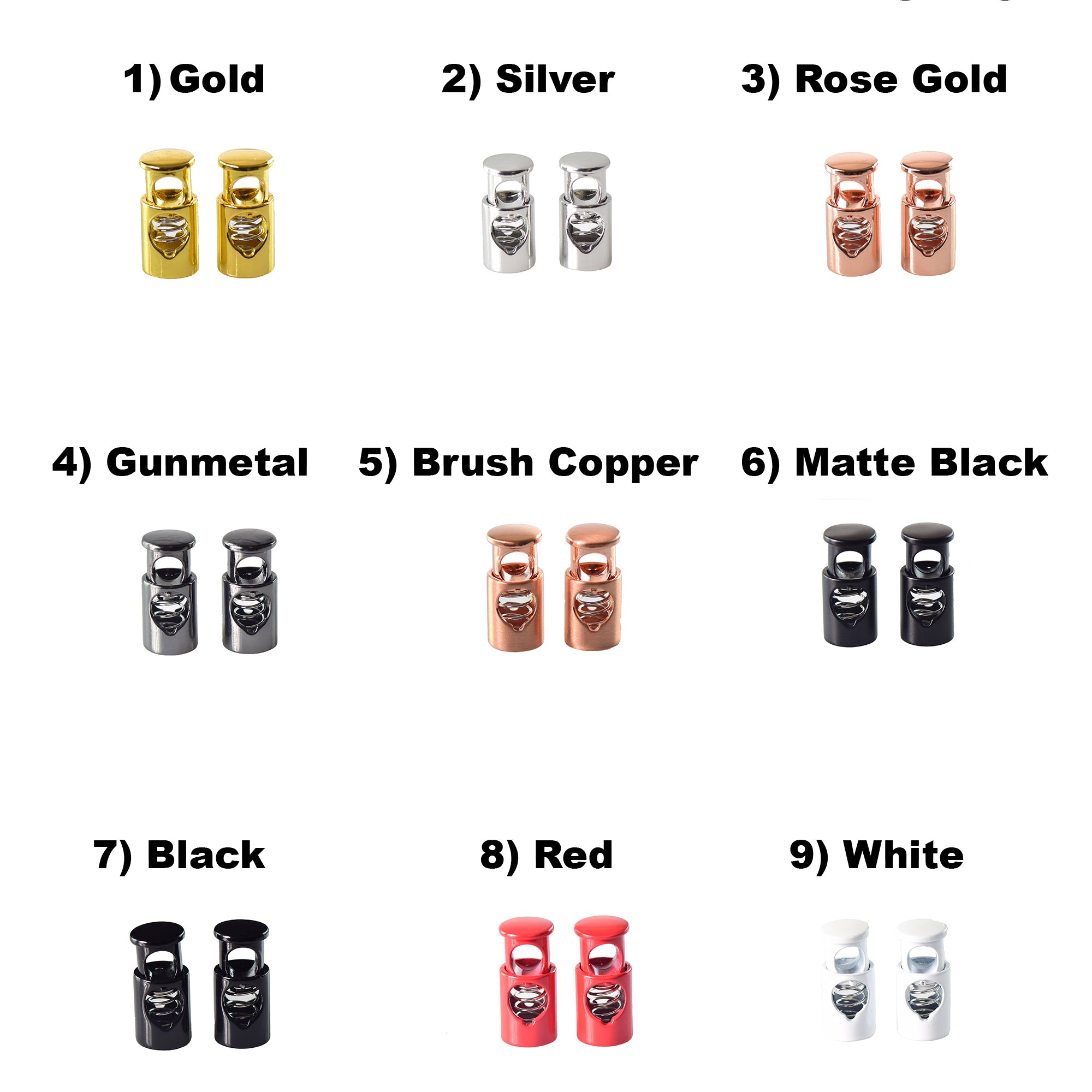 Metal Shoelace Locks
