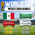 Mexico 2026 World Cup Inspired Sneaker Accessory Bundles Flat Shoelaces Mexican Dubraes Fifa Futbol Soccer Accessories