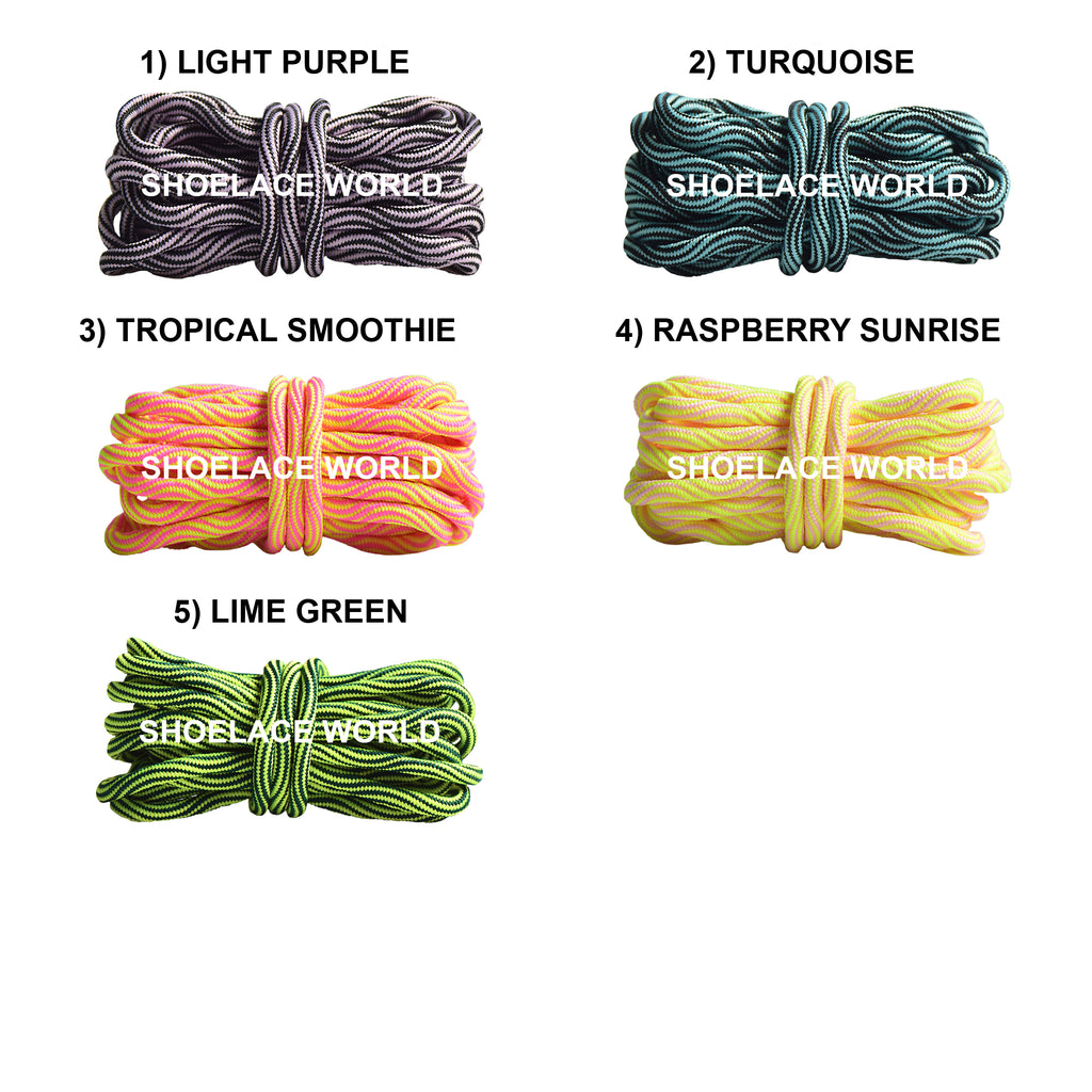 Swirl Multicolor Rope Shoelaces