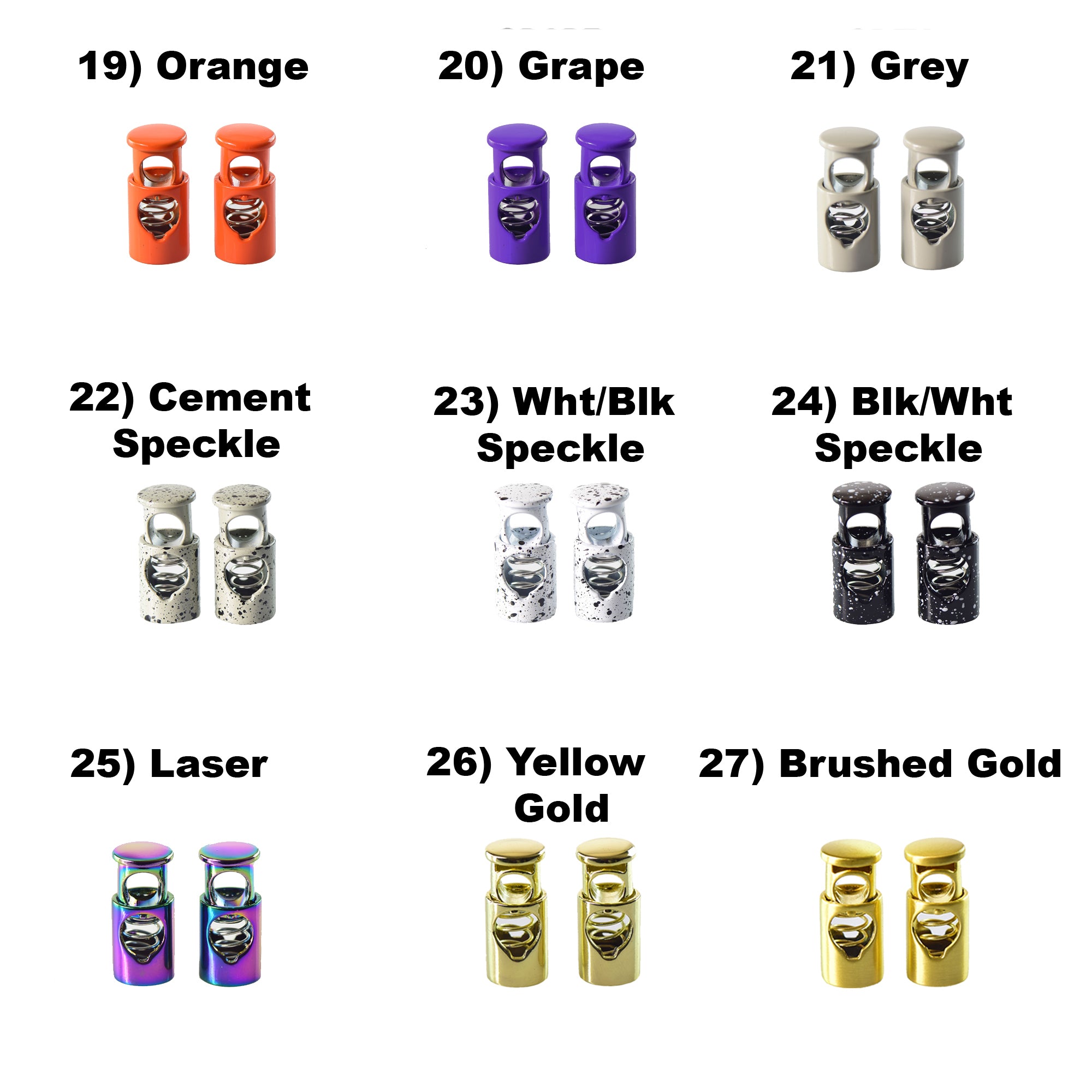 Metal Shoelace Locks