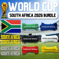 South Africa 2026 World Cup Inspired Sneaker Accessory Bundles Flat Shoelaces African Dubraes Fifa Futbol Soccer Accessories