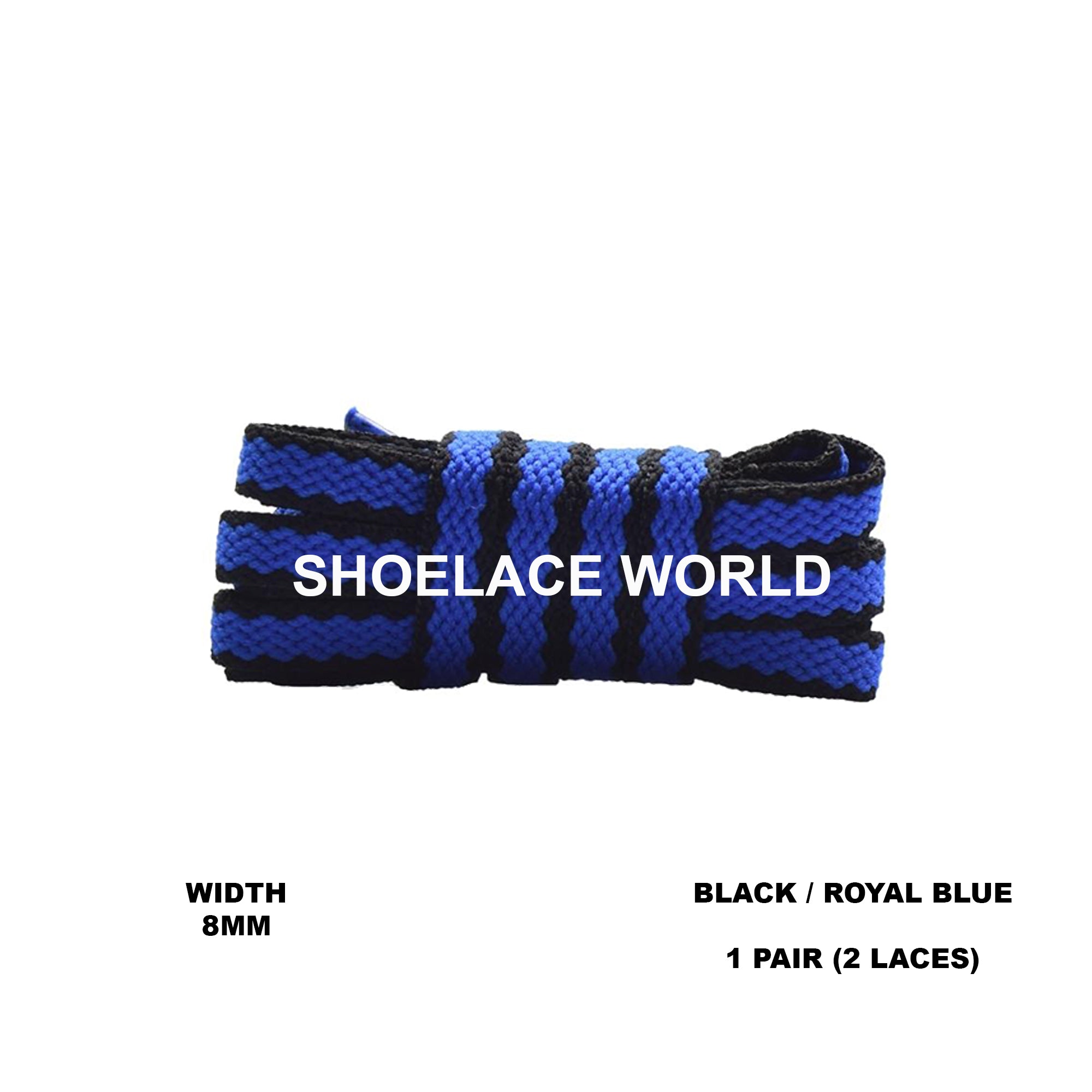 Two Tone Racer Pattern Flat Shoelaces