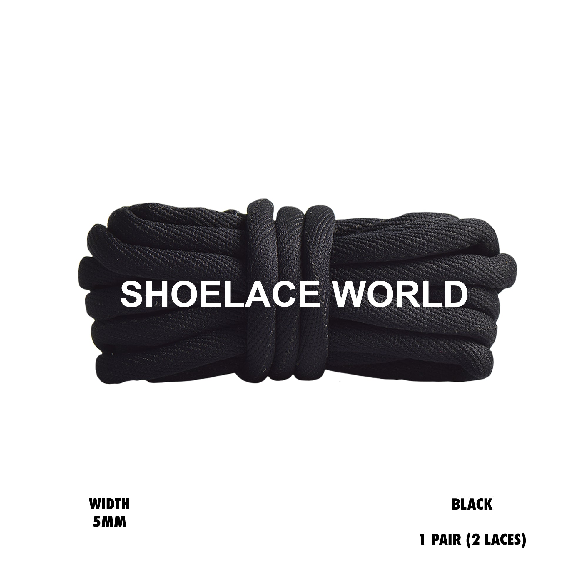Tubular Soft Round Shoelaces