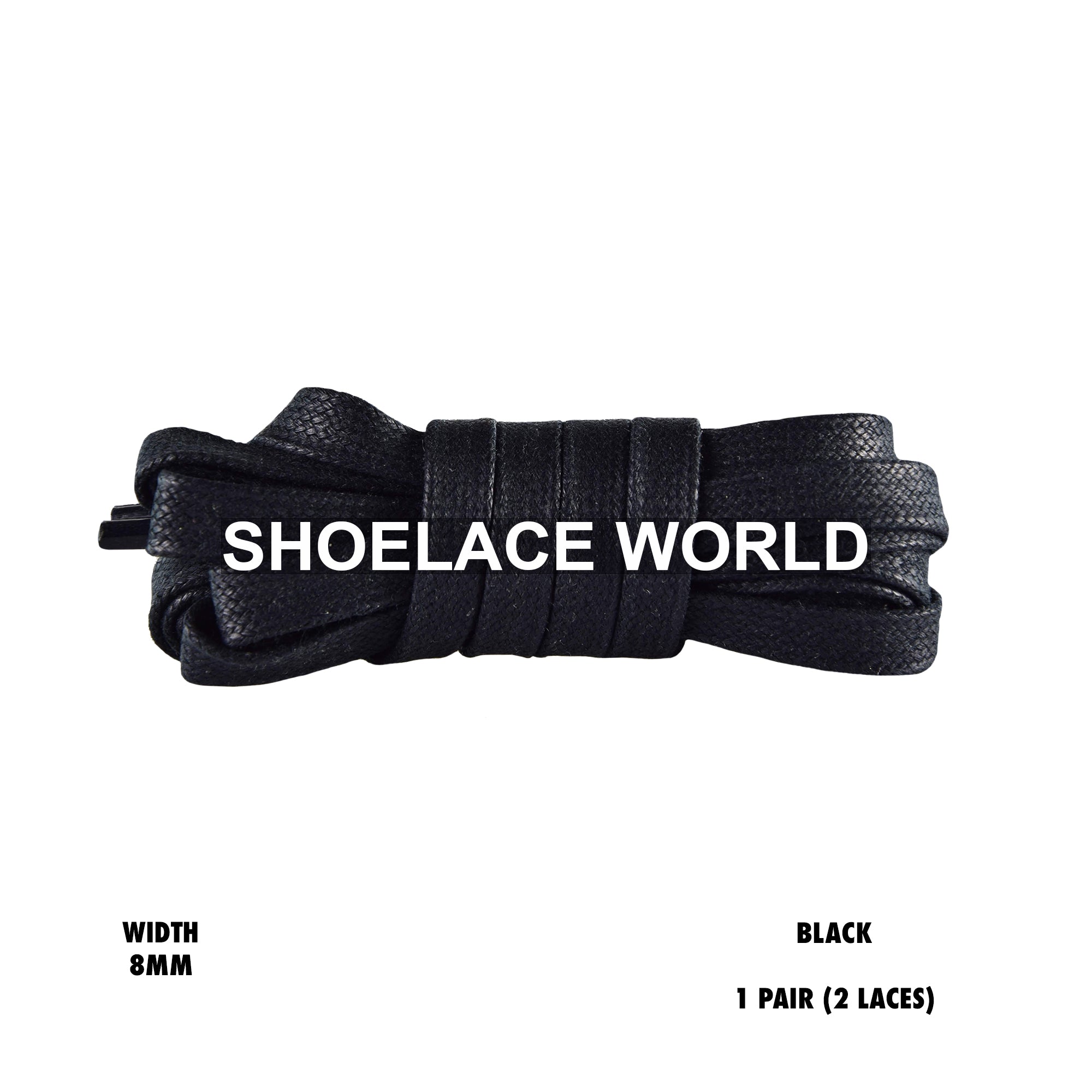 Wax Premium Flat Shoelaces