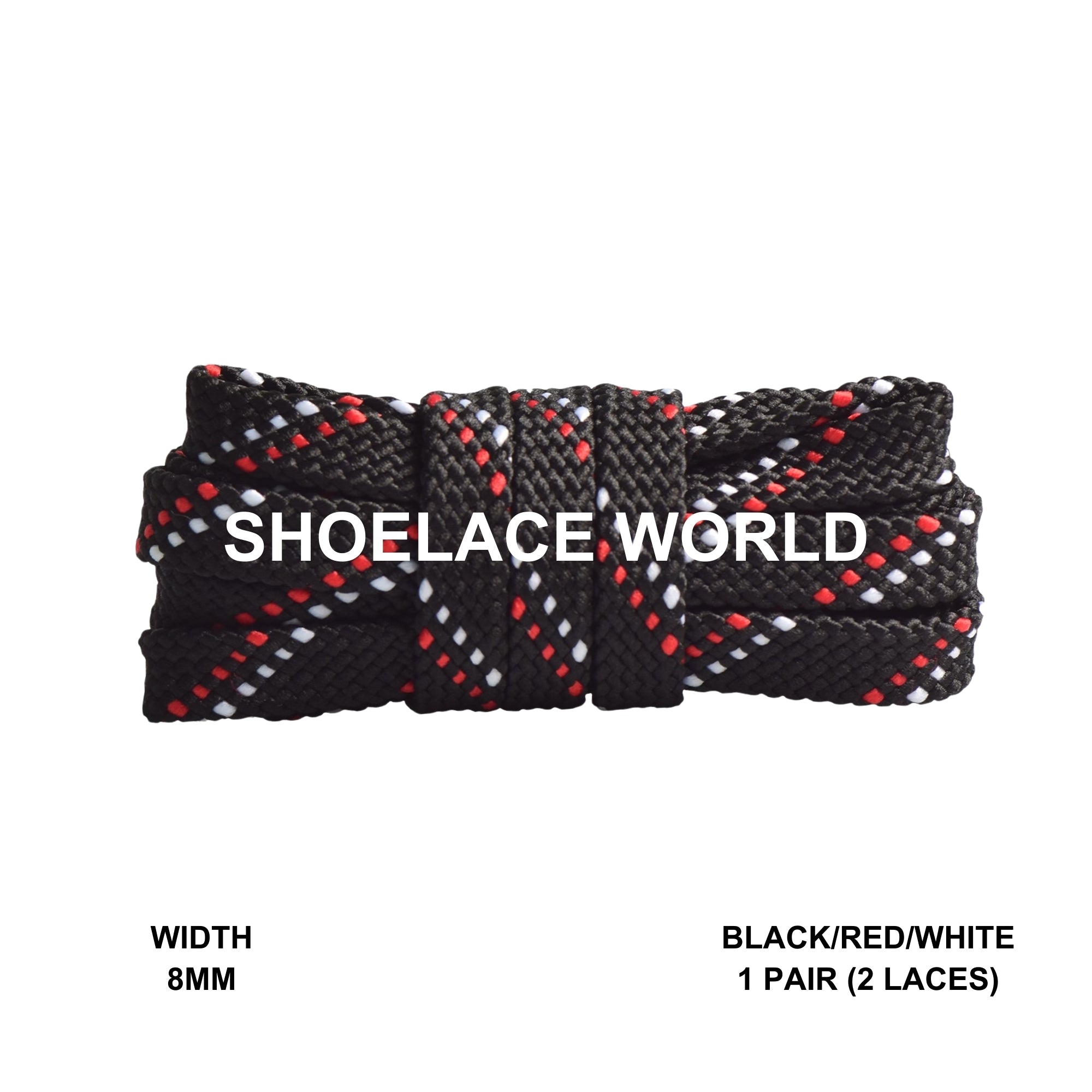 Pattern Double Threaded Flat Shoelaces
