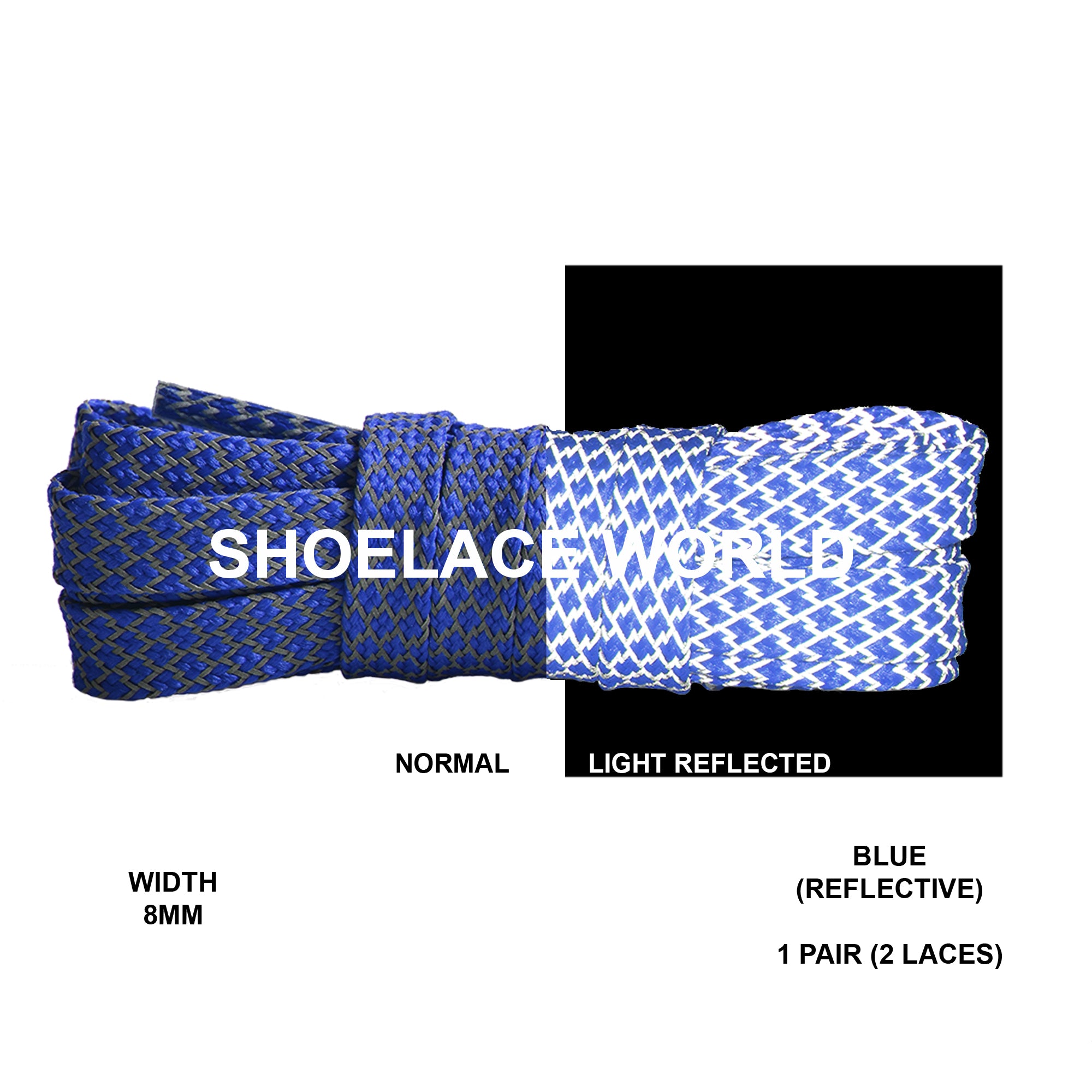 Flat Reflective Classic Shoelaces