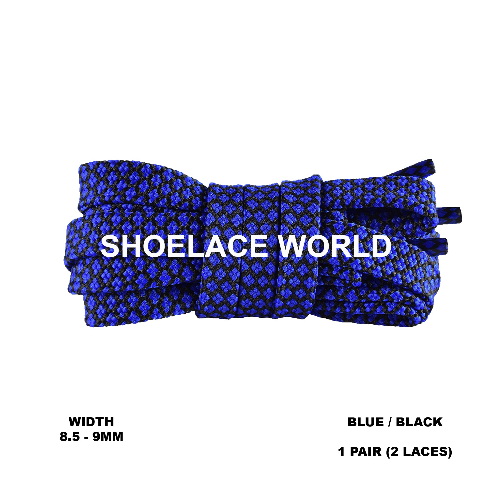 Flat Dual Tone Pattern Shoelaces