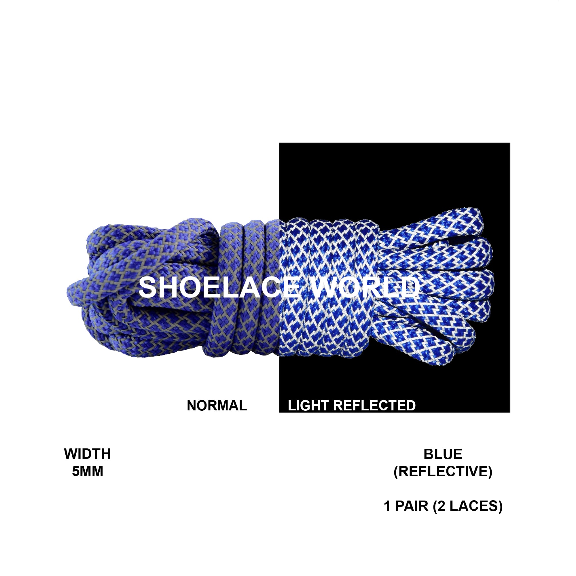 Rope Classic Reflective Shoelaces