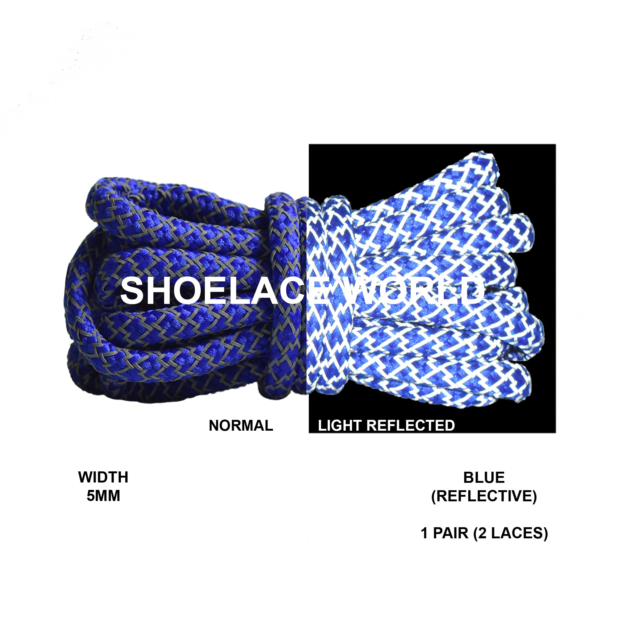 Reflective Rope Shoelaces