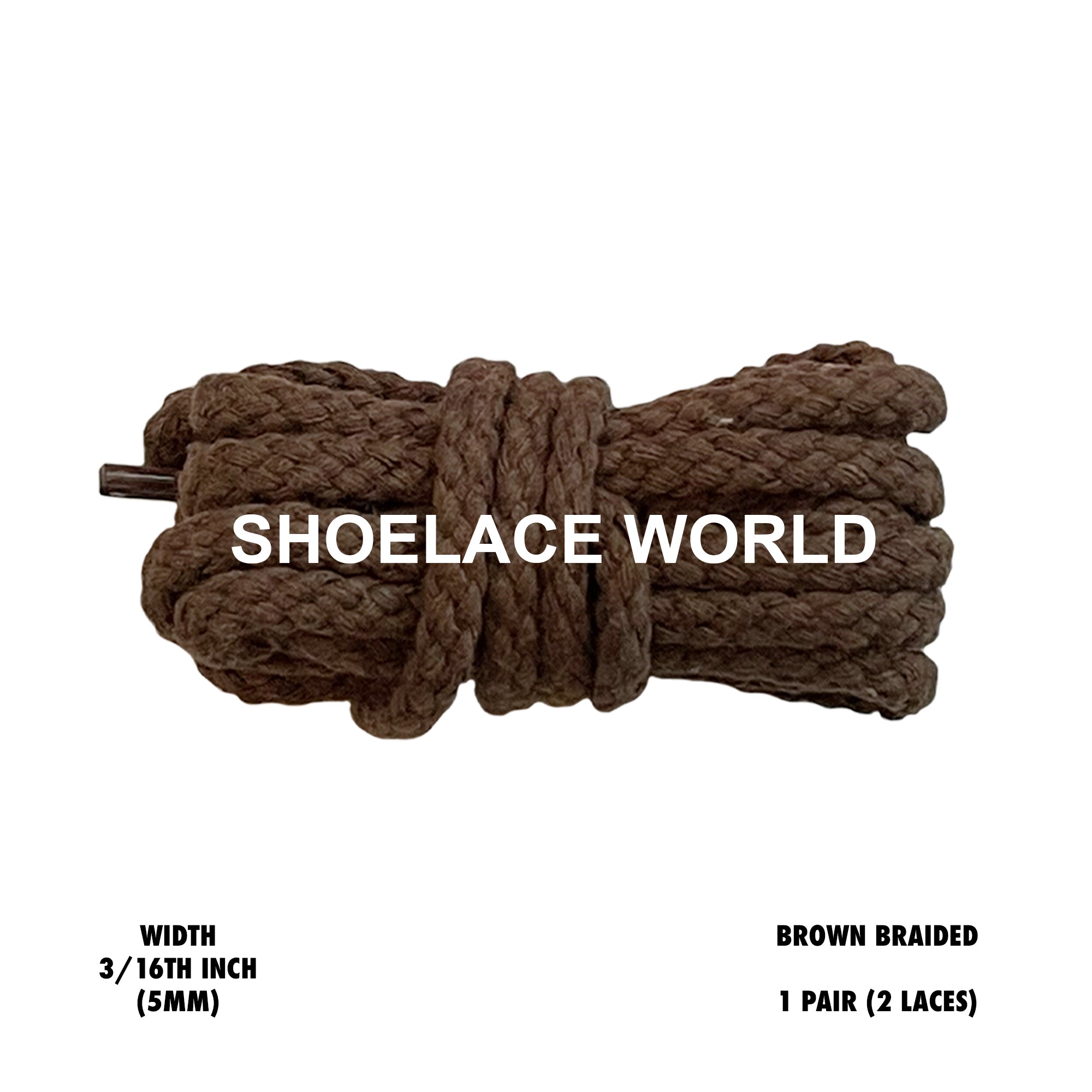 Thin Braided Rope Shoelaces
