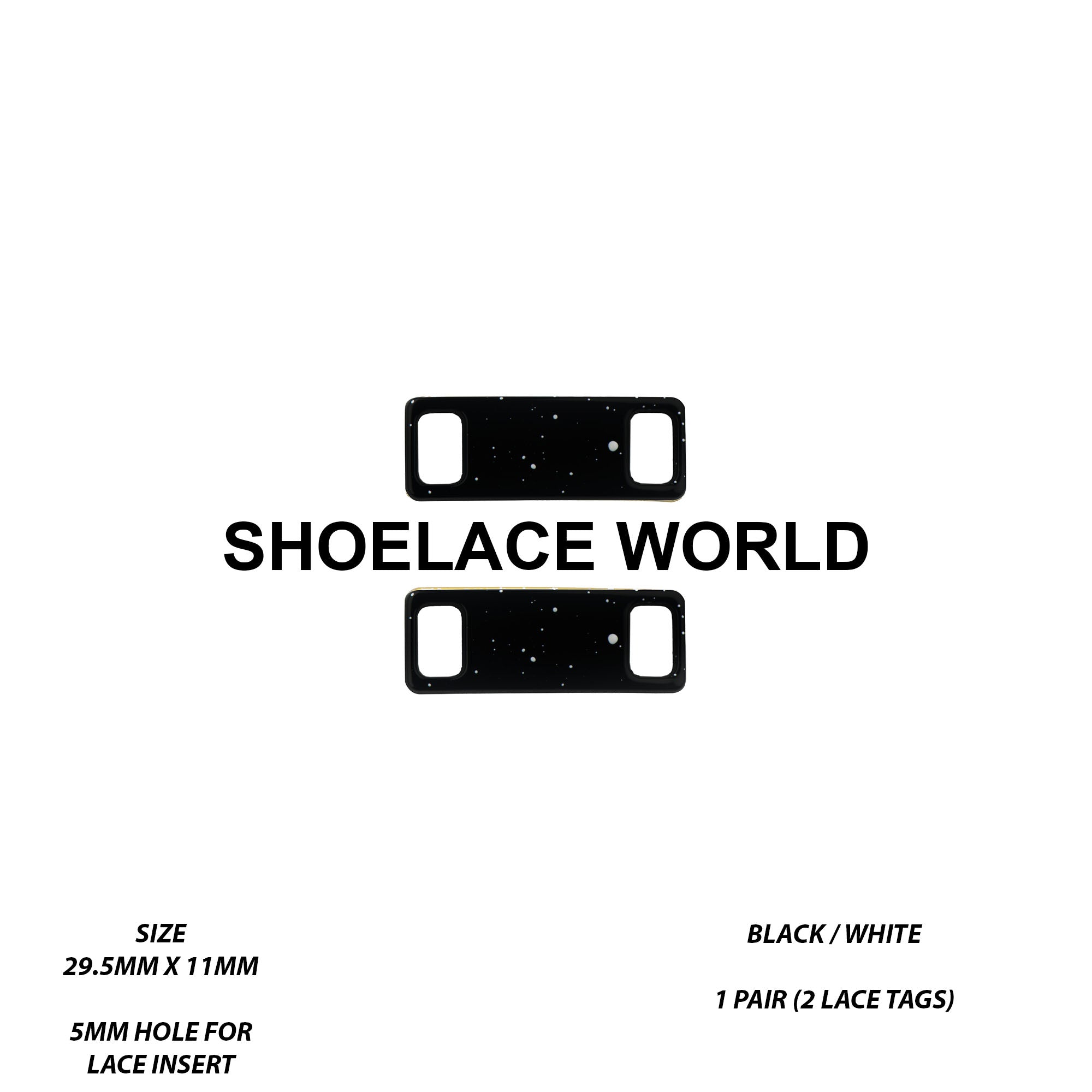 Metal Shoelace 1.25  Lace Tags