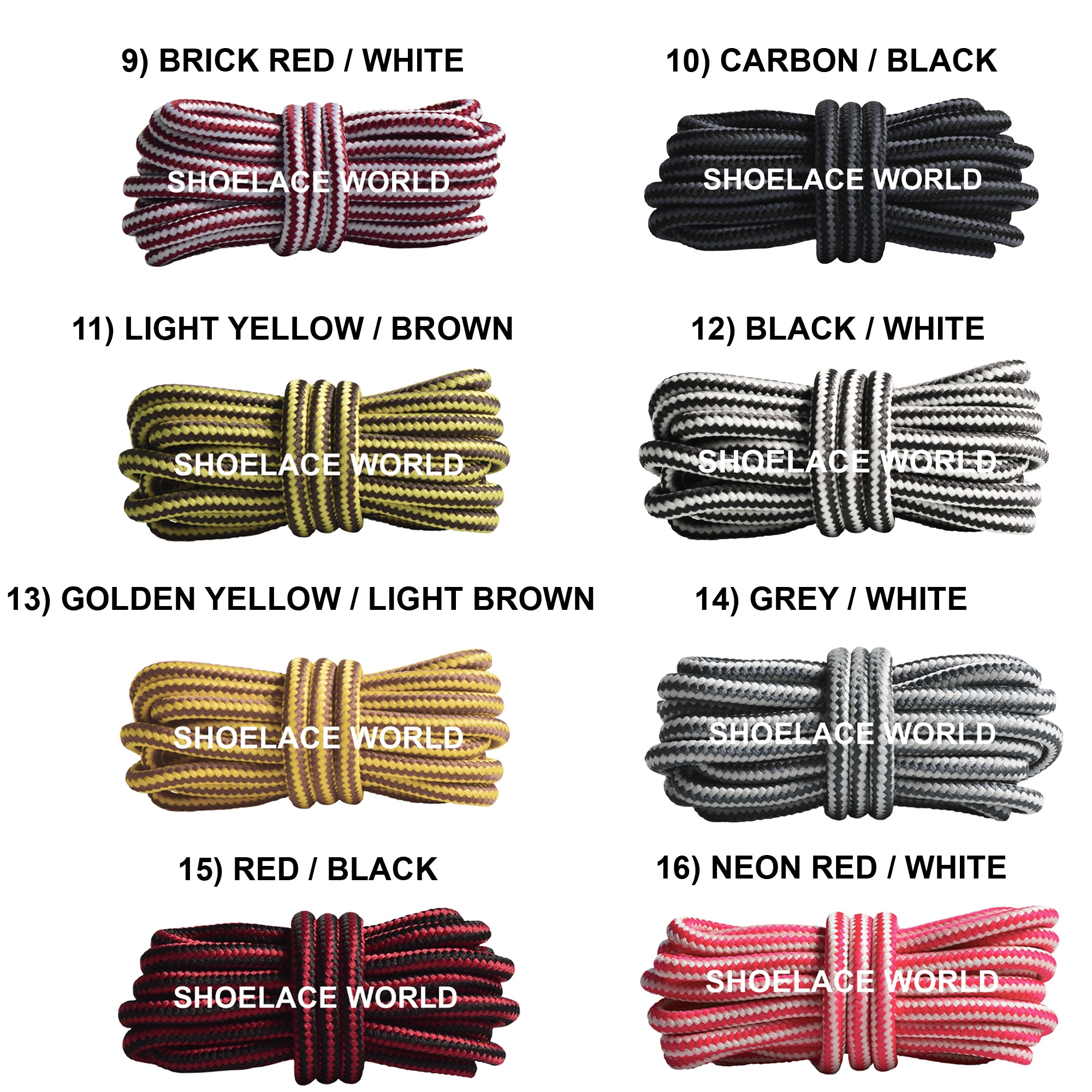 Boot Round Shoelaces
