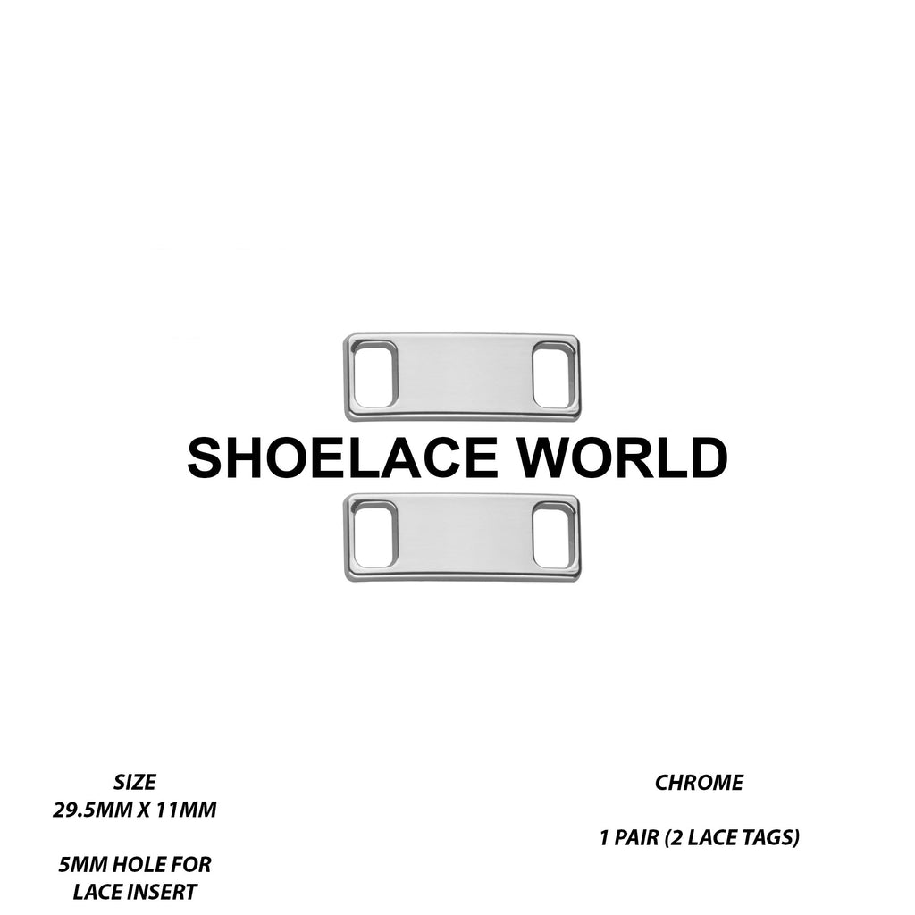 Metal Shoelace 1.25  Lace Tags
