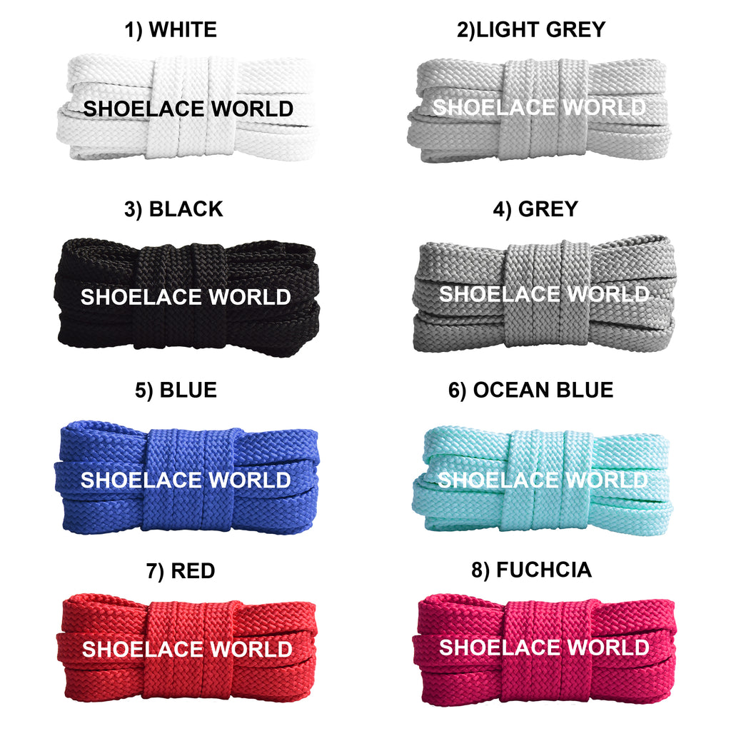 Flat Double Threaded Shoelaces