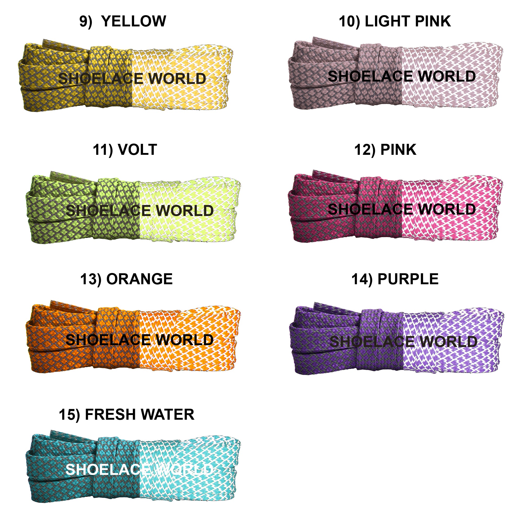 Flat Reflective Classic Shoelaces
