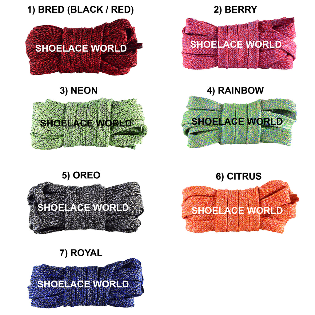 Flat Multicolor Shoelaces