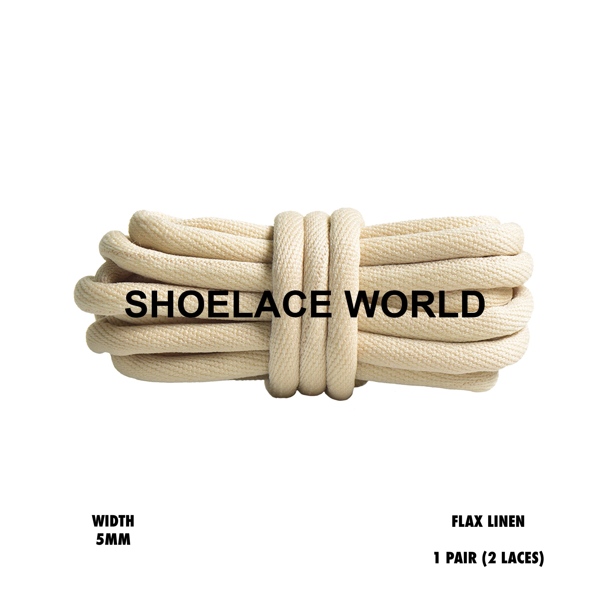 Tubular Soft Round Shoelaces