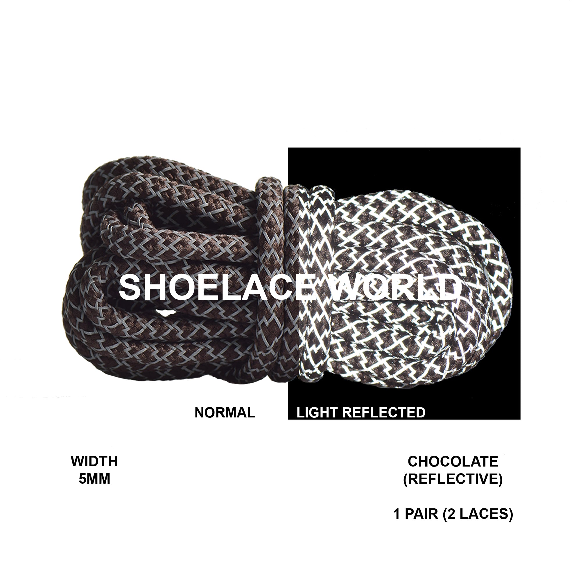 Reflective Rope Shoelaces