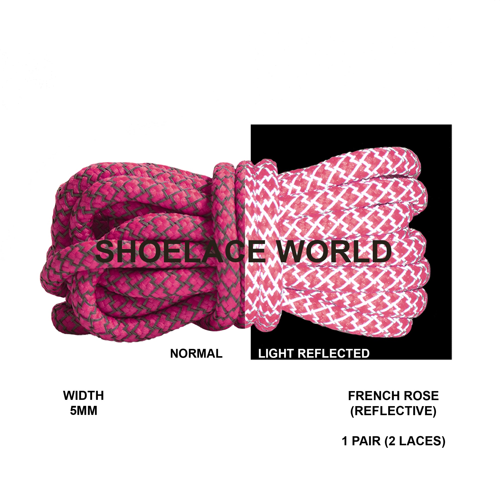 Reflective Rope Shoelaces
