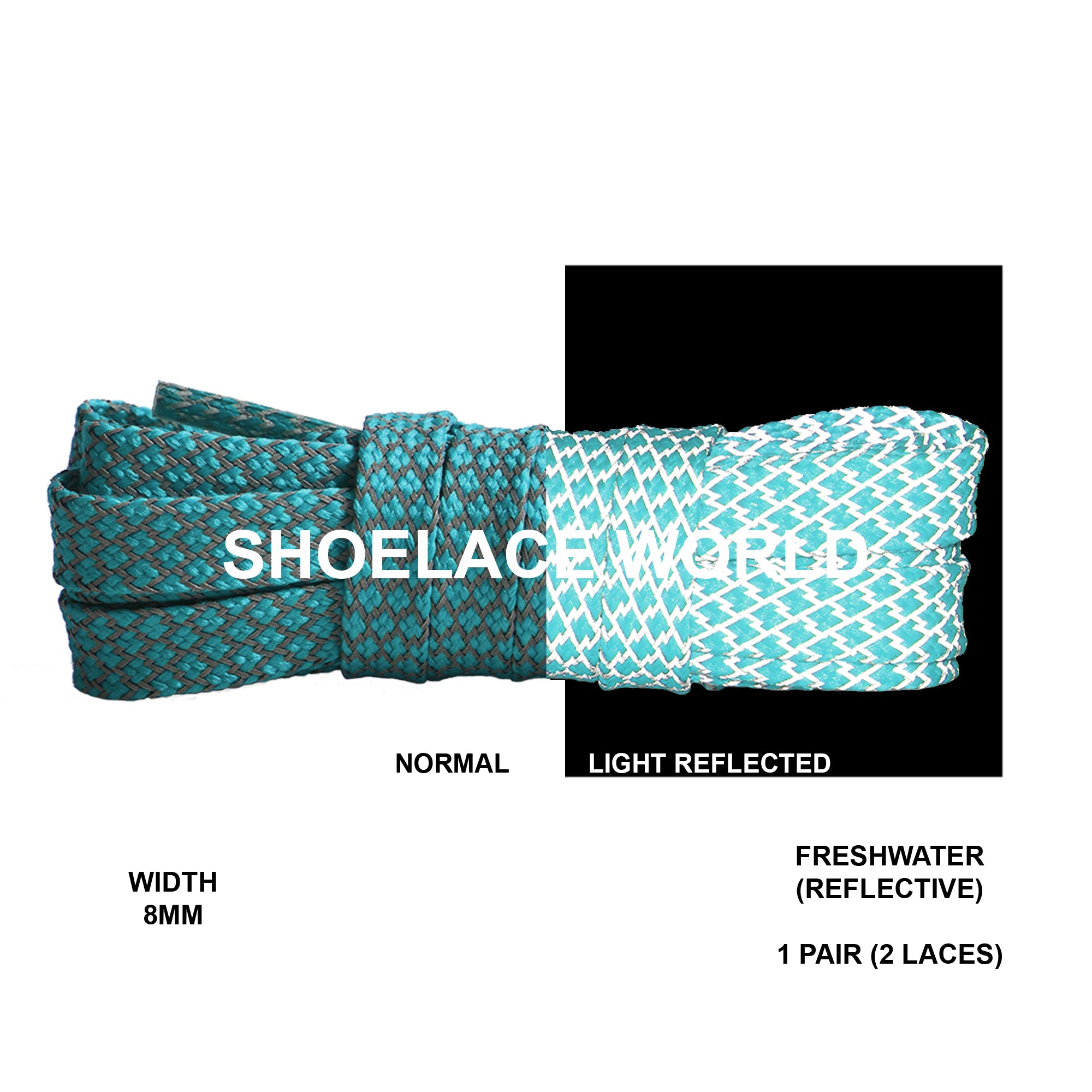 Flat Reflective Classic Shoelaces