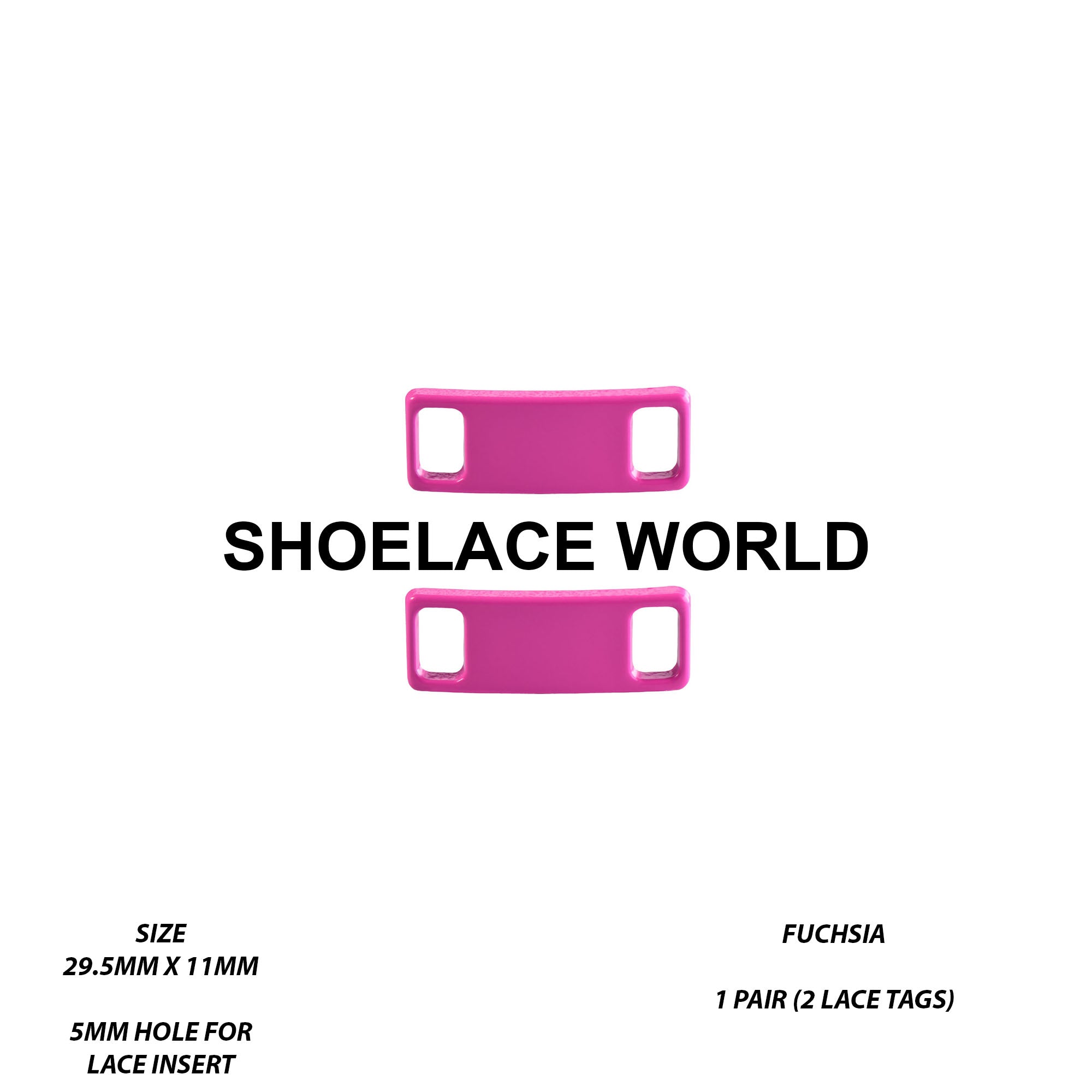 Metal Shoelace 1.25  Lace Tags