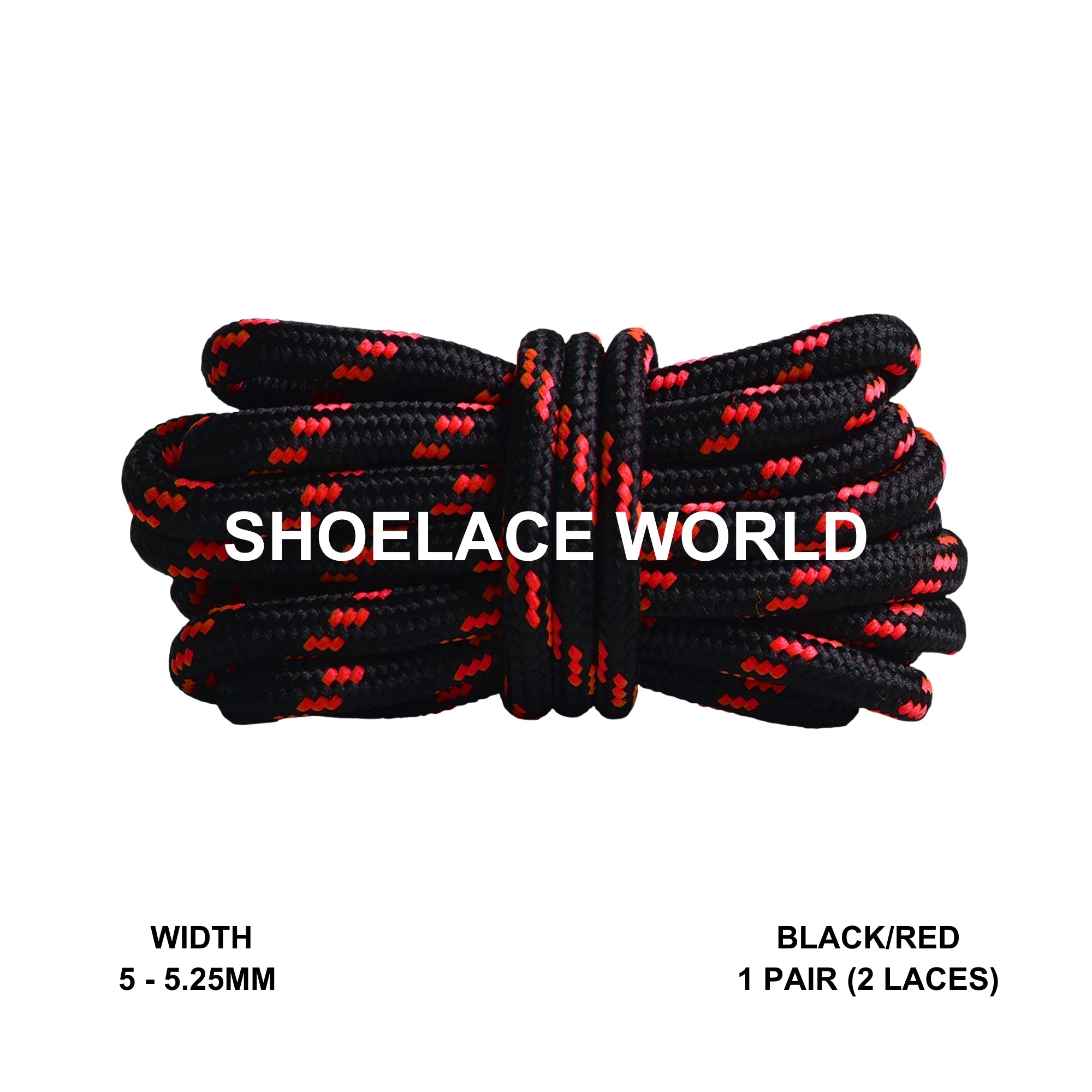 Round Hiking Boot Shoelaces