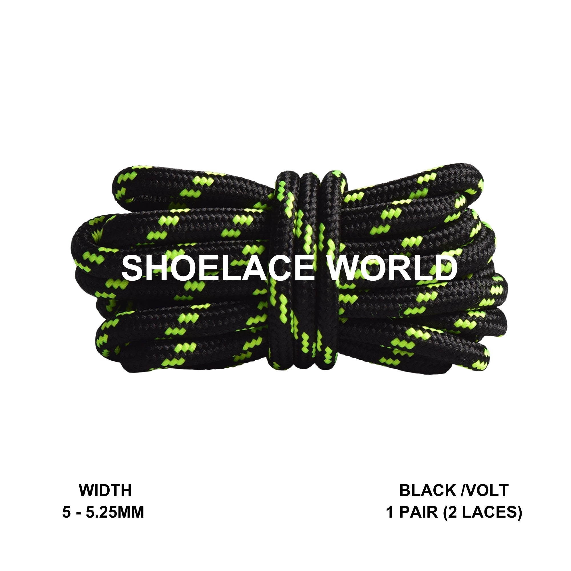 Round Hiking Boot Shoelaces