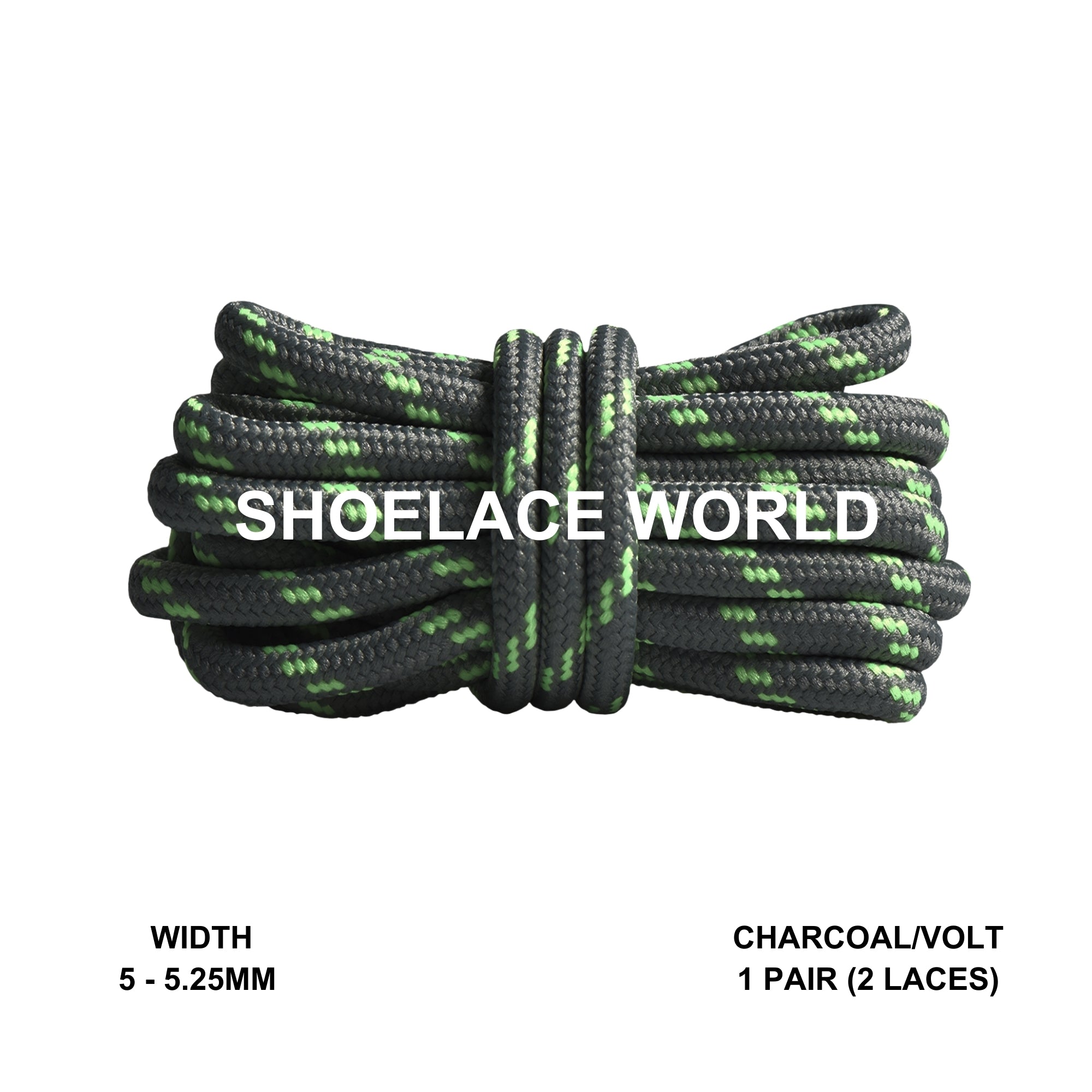 Round Hiking Boot Shoelaces