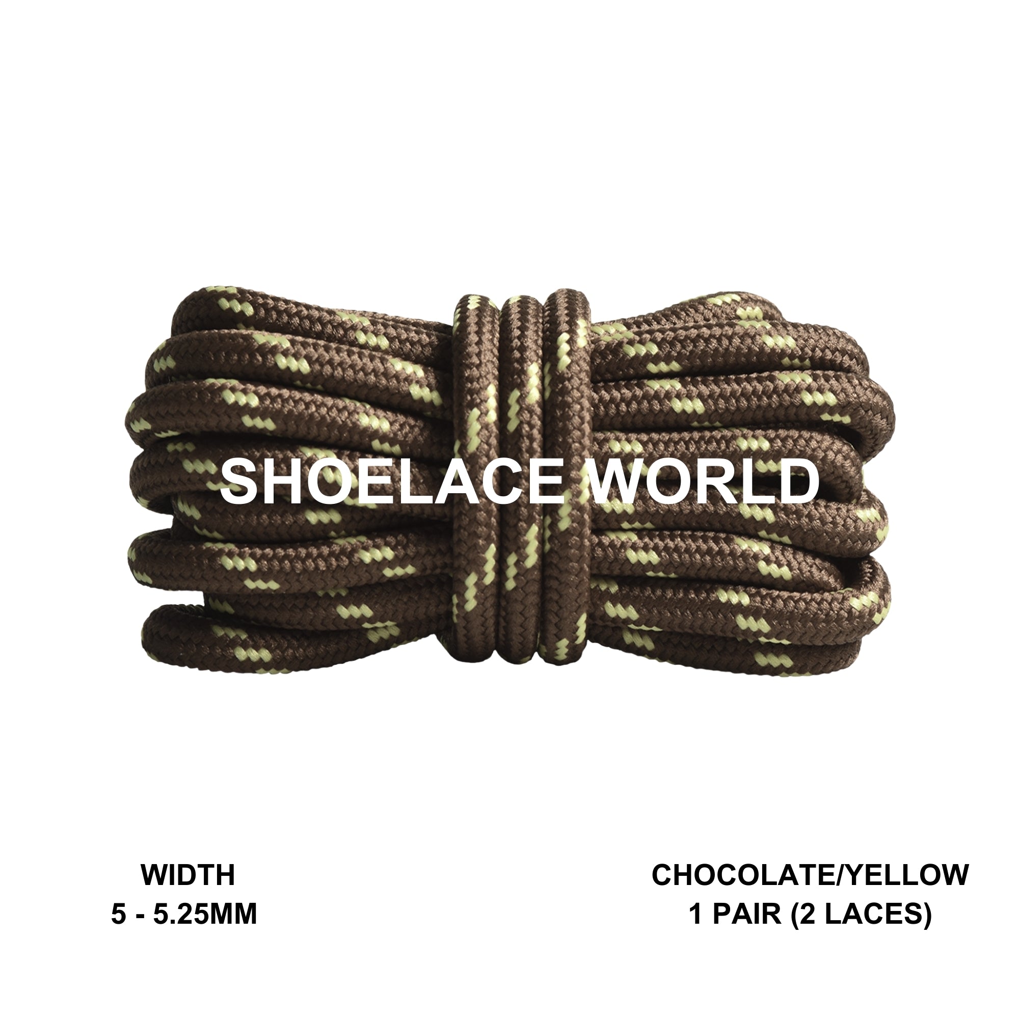 Round Hiking Boot Shoelaces