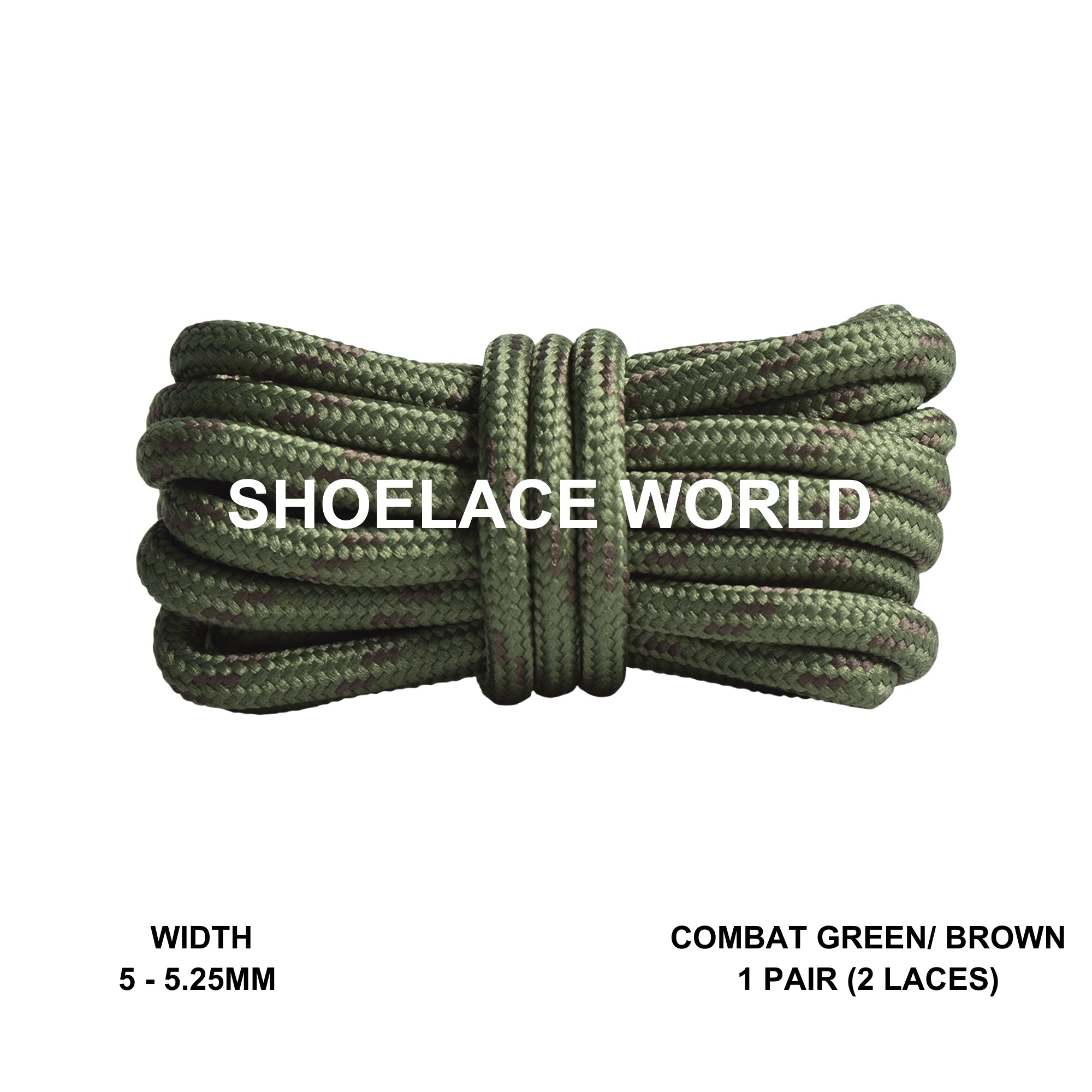 Round Hiking Boot Shoelaces