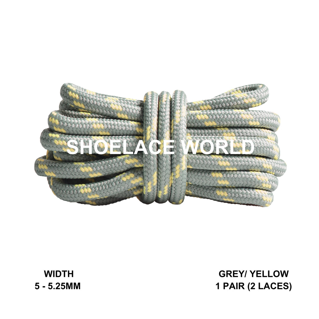 Round Hiking Boot Shoelaces