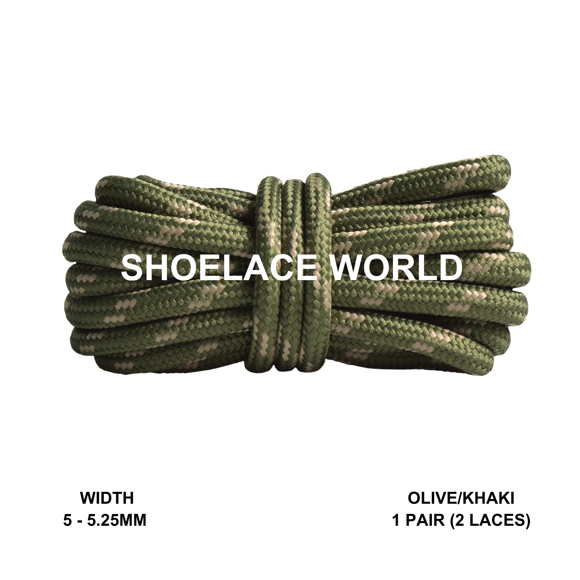Round Hiking Boot Shoelaces