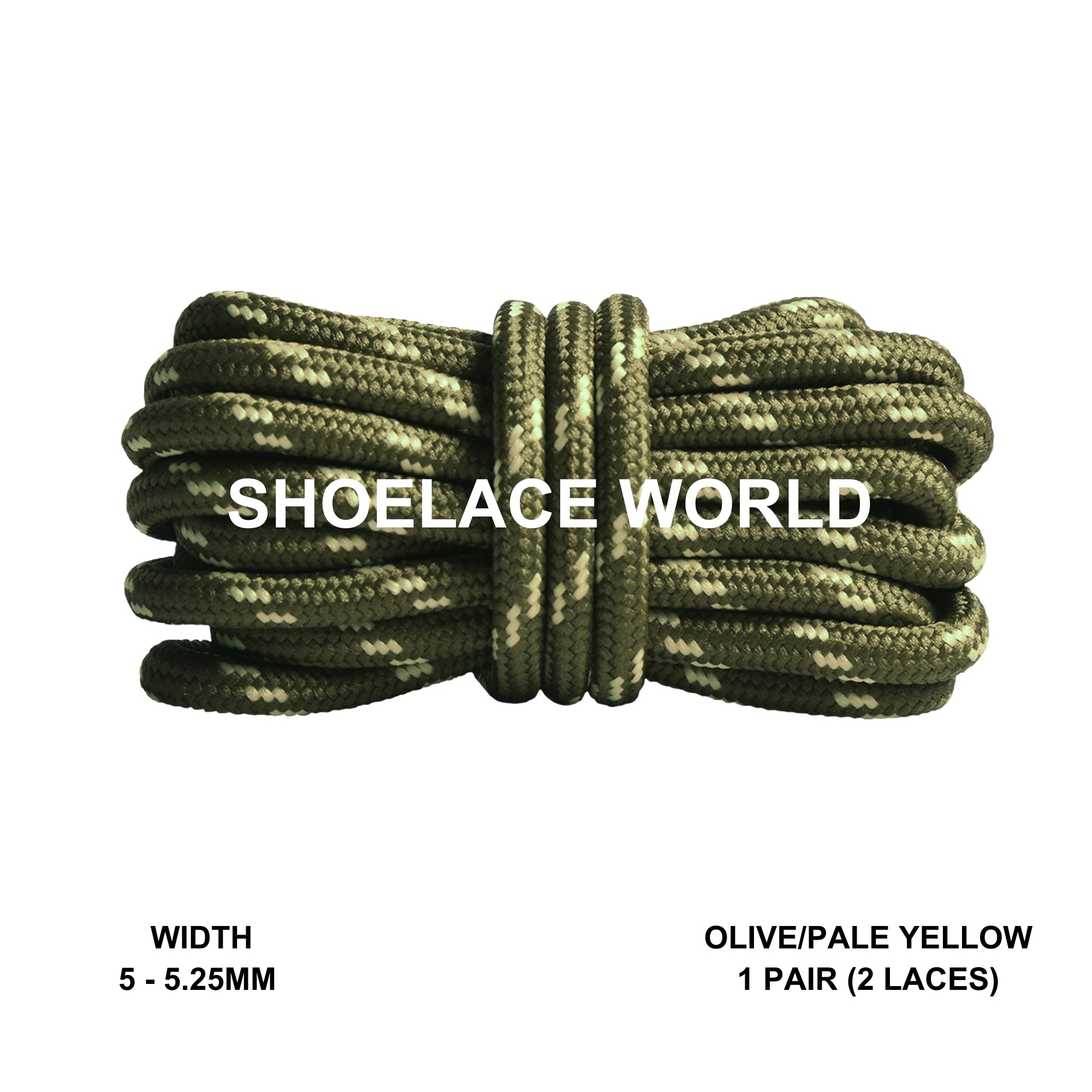 Round Hiking Boot Shoelaces