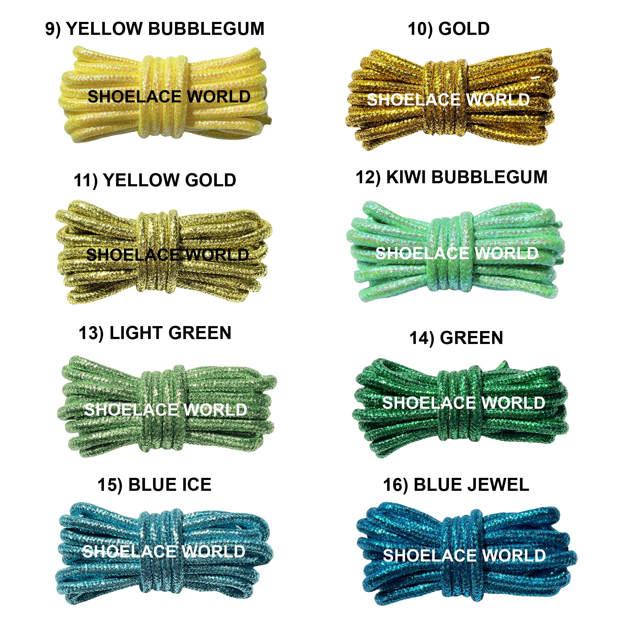 Glitter Rope Shoelaces