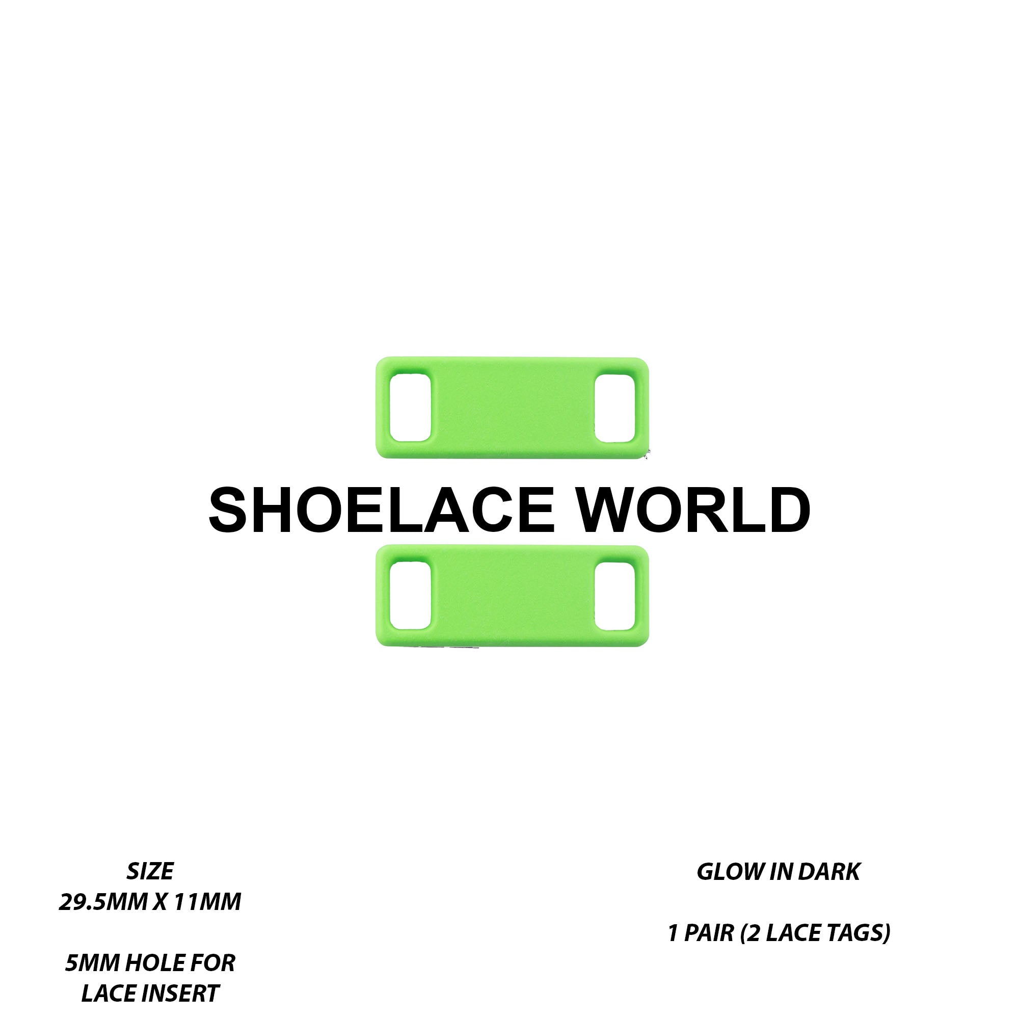 Metal Shoelace 1.25  Lace Tags