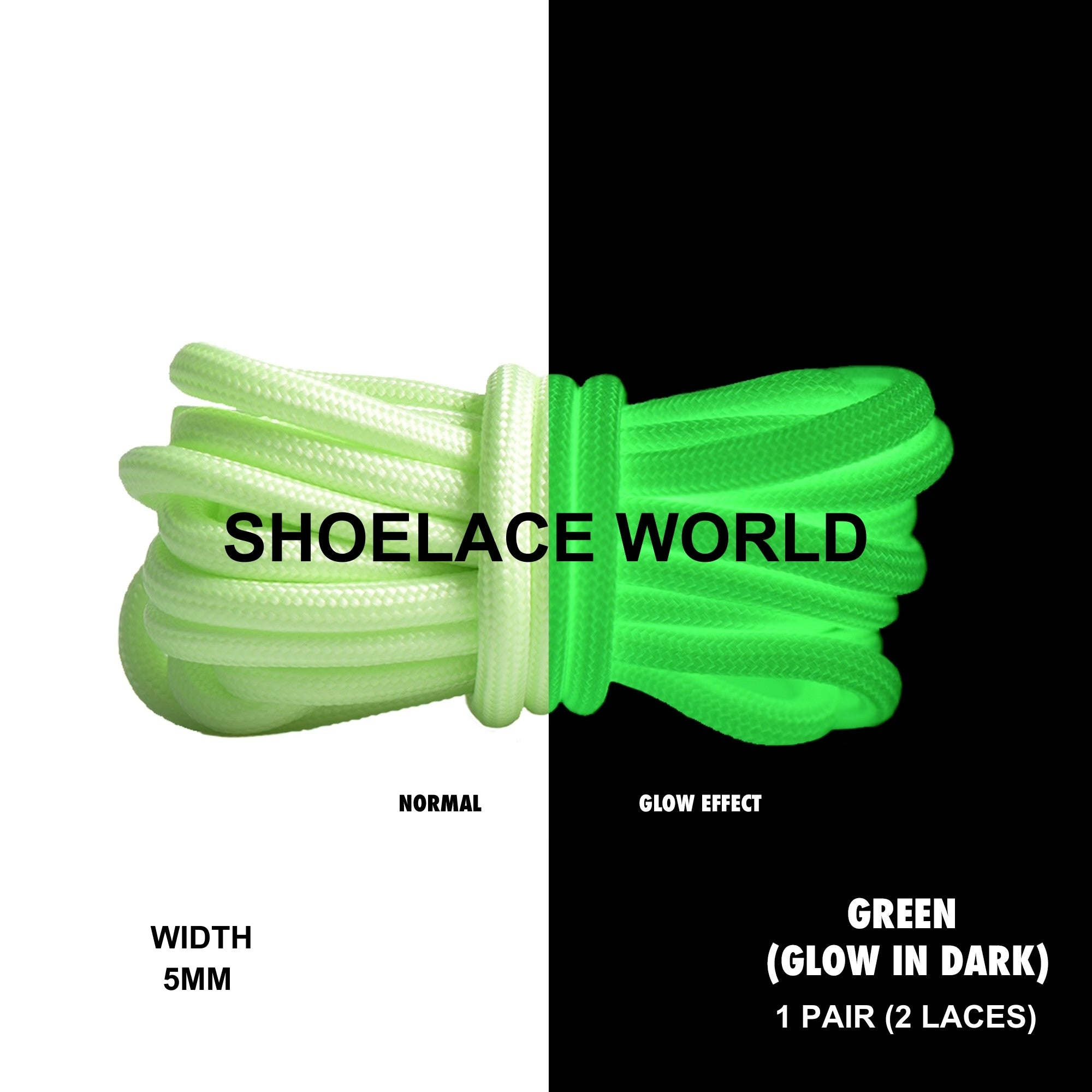 Premium Boost Rope Glow In Dark Shoelaces