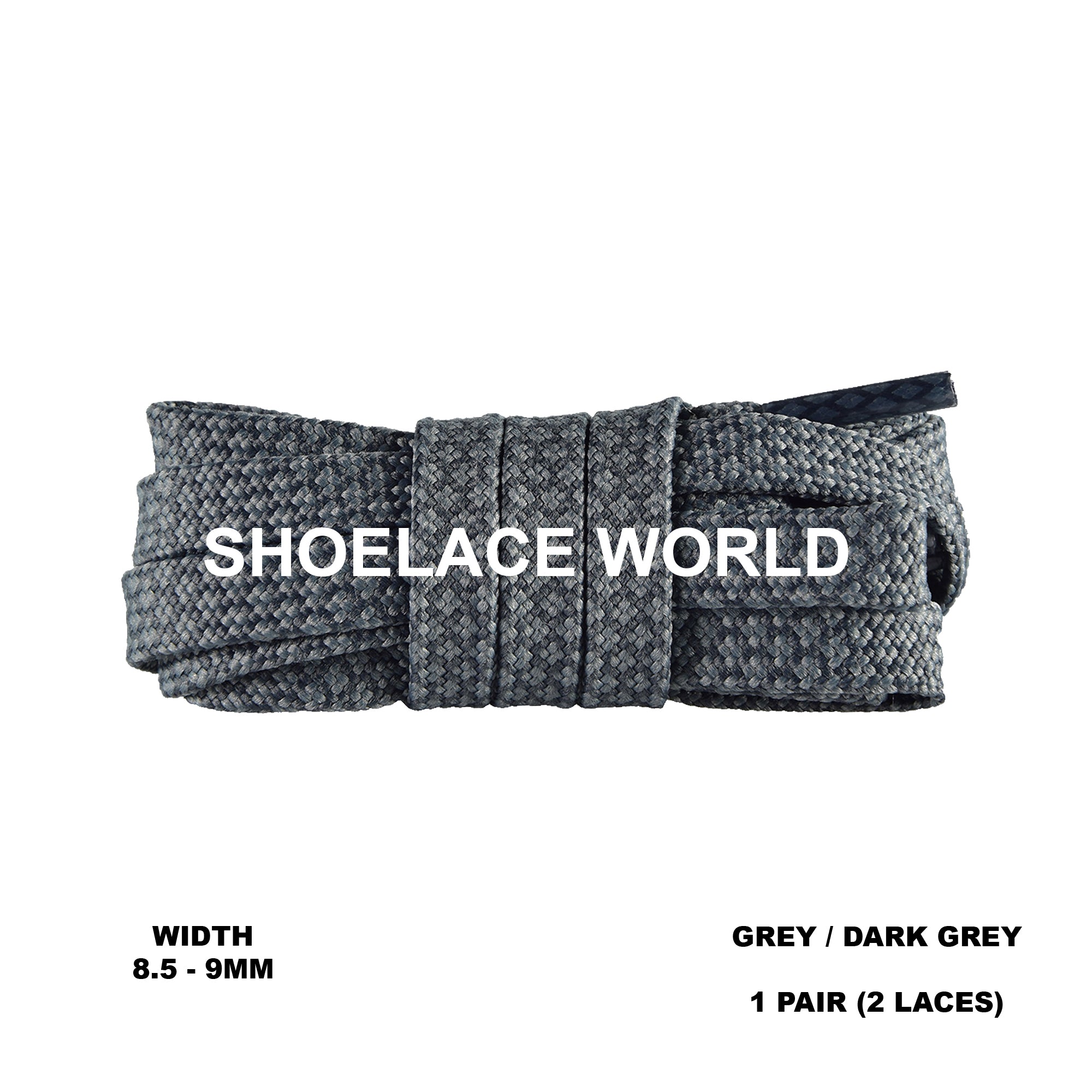 Flat Dual Tone Pattern Shoelaces