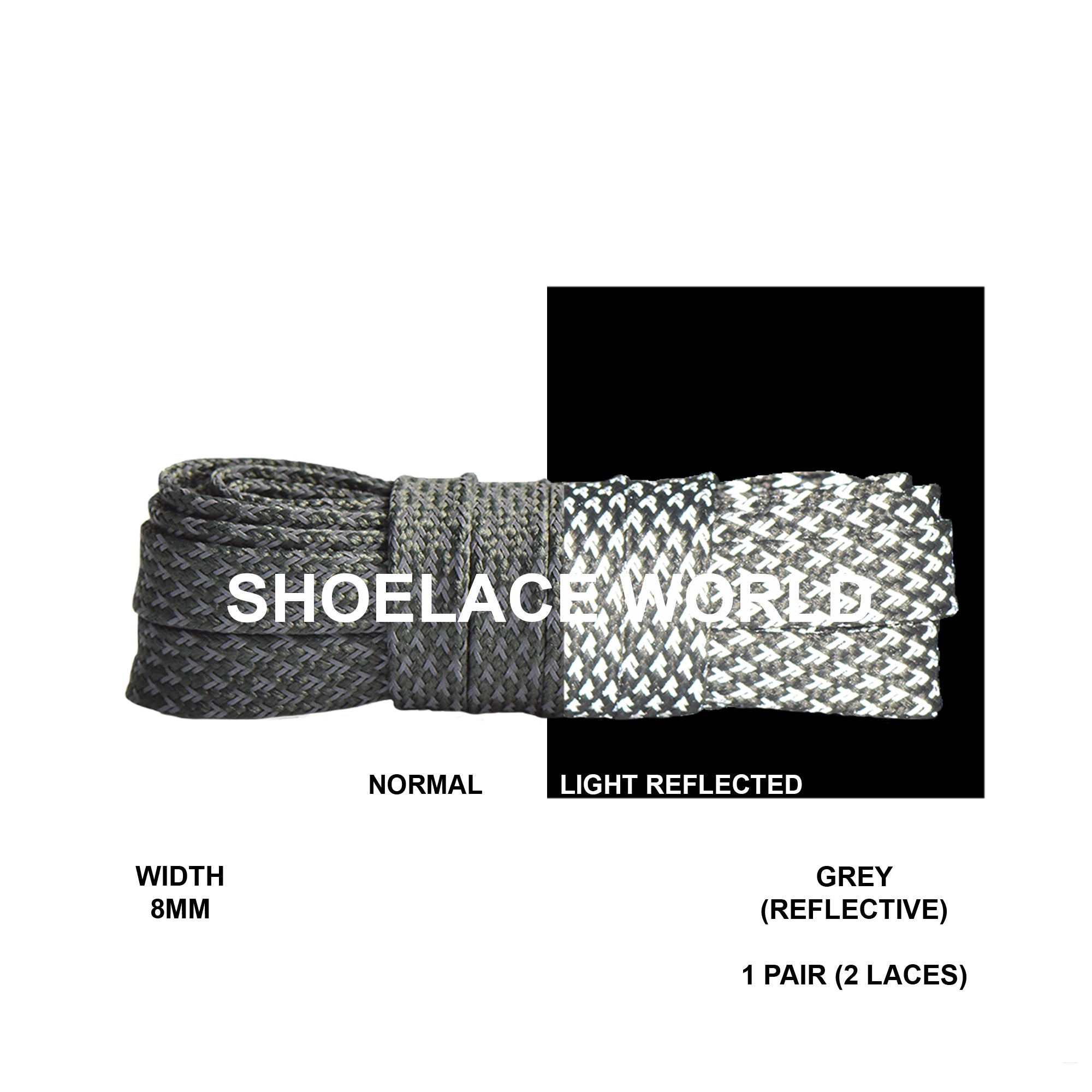 Flat Reflective v2 Shoelaces
