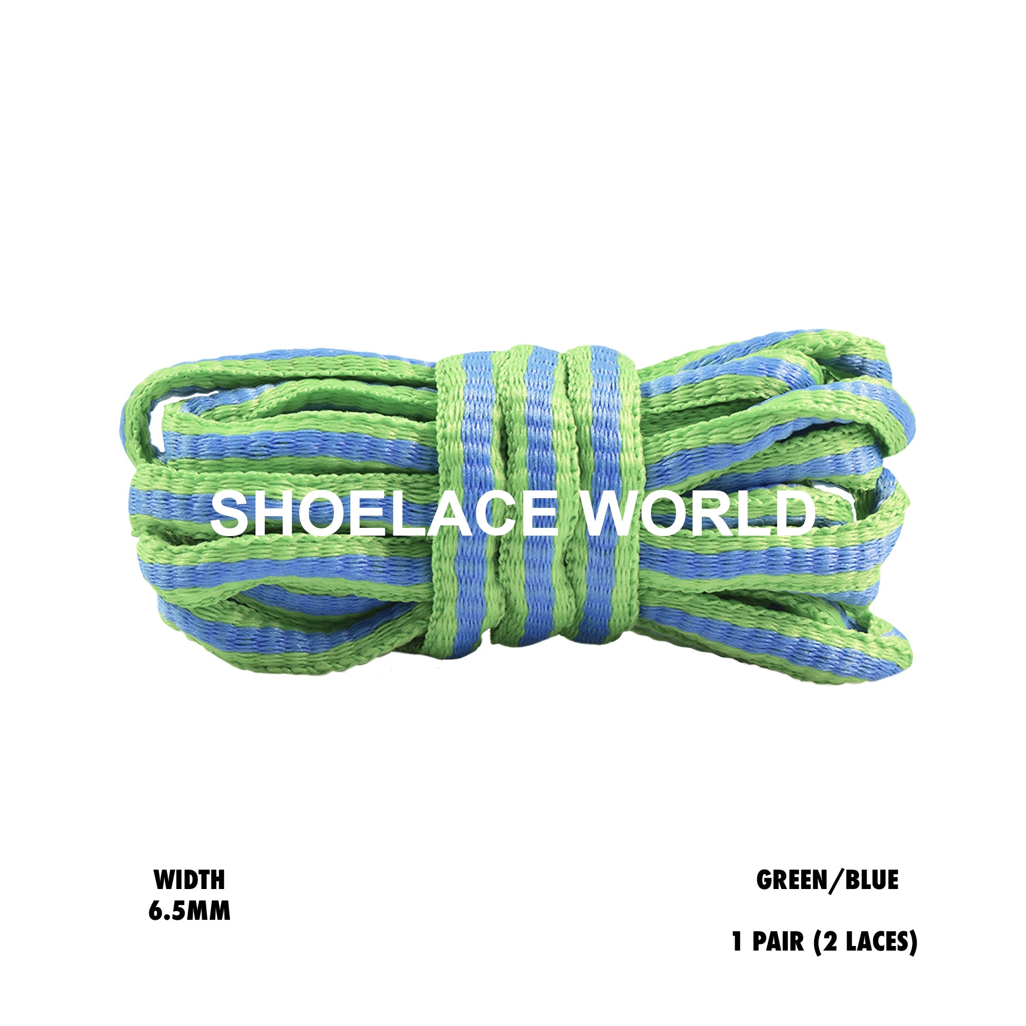 Multicolor Blurred Oval Shoelaces