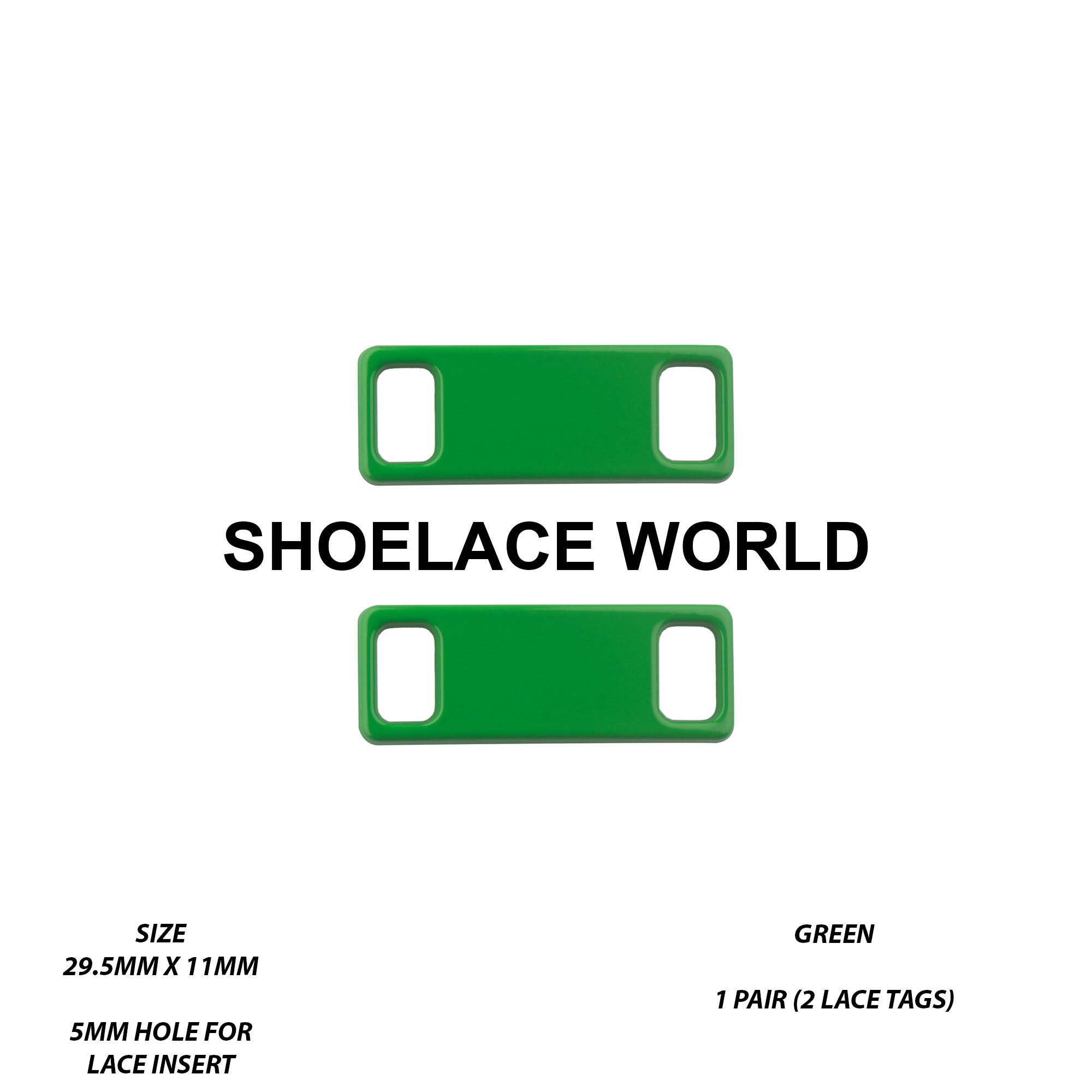 Metal Shoelace 1.25  Lace Tags