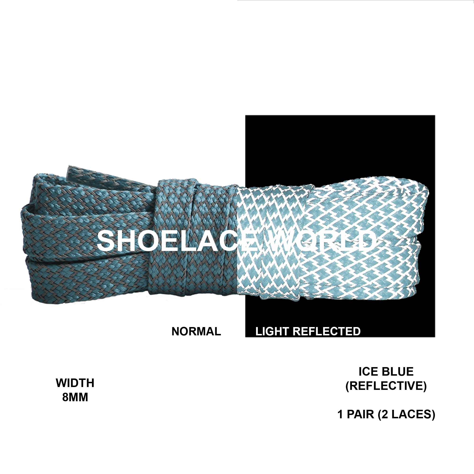 Flat Reflective Classic Shoelaces