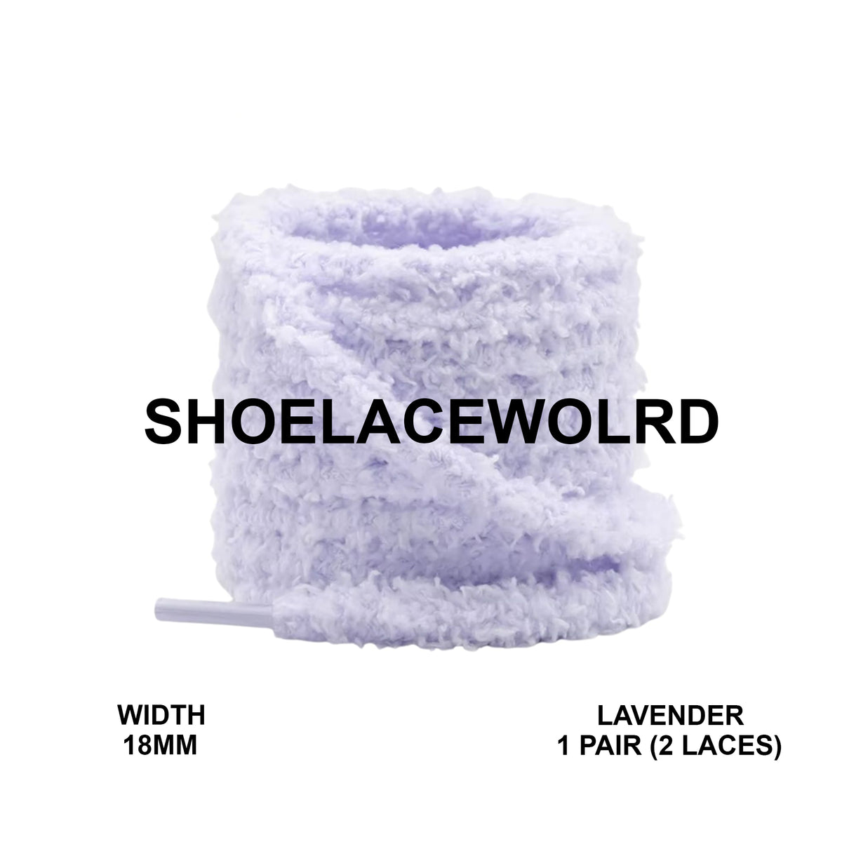 Flat Fluffy Shoelaces