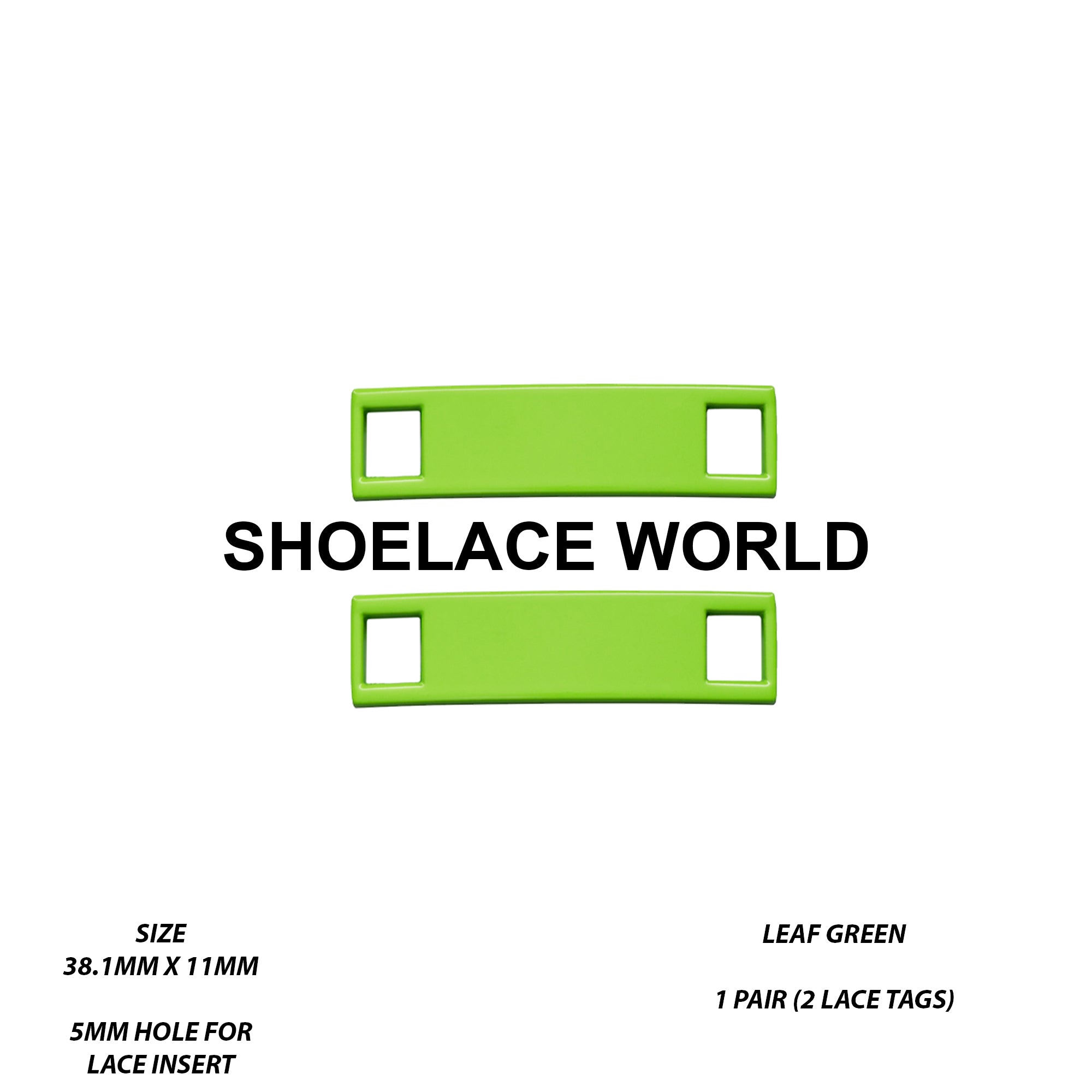 Metal Shoelace 1.5 Lace Tags