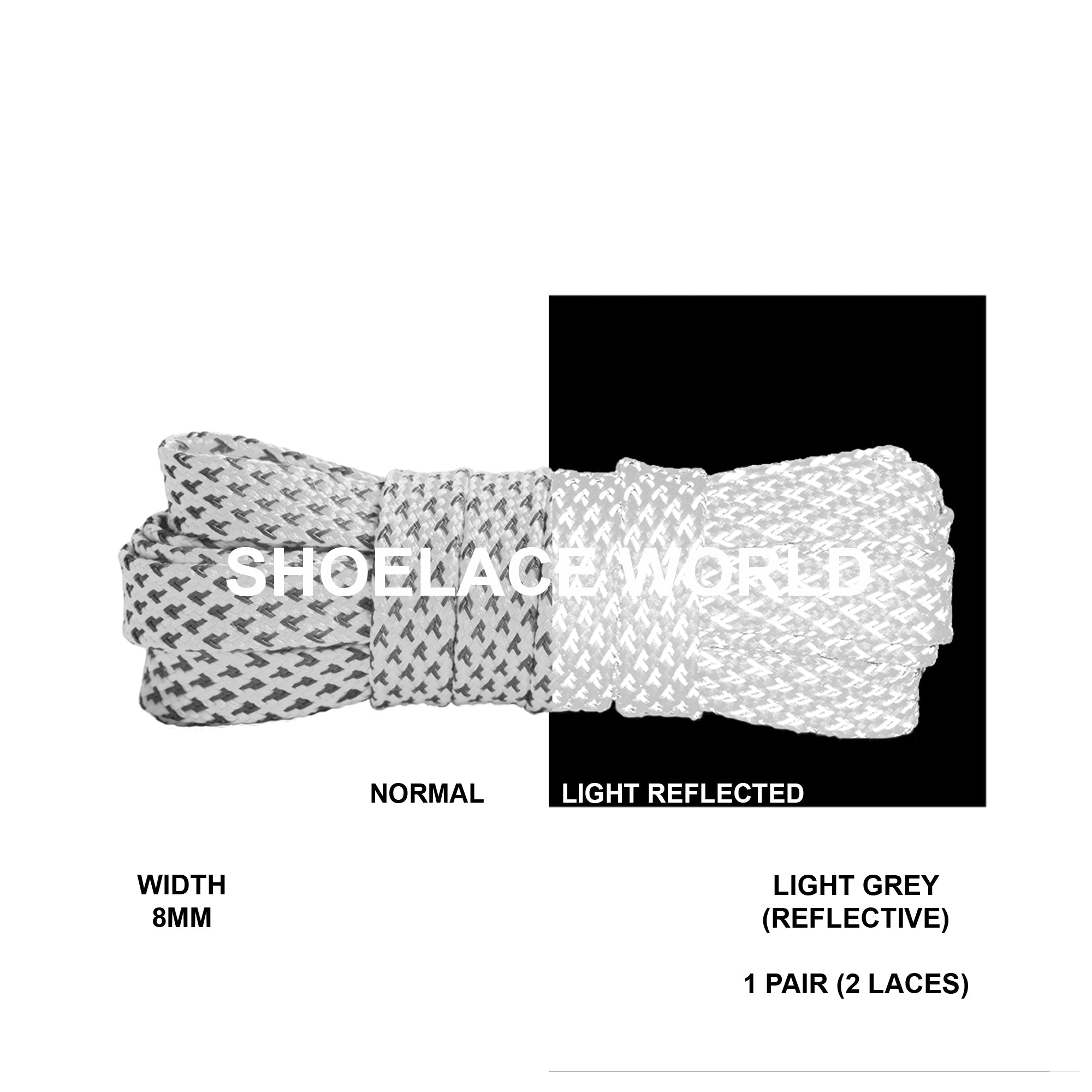 Flat Reflective v2 Shoelaces