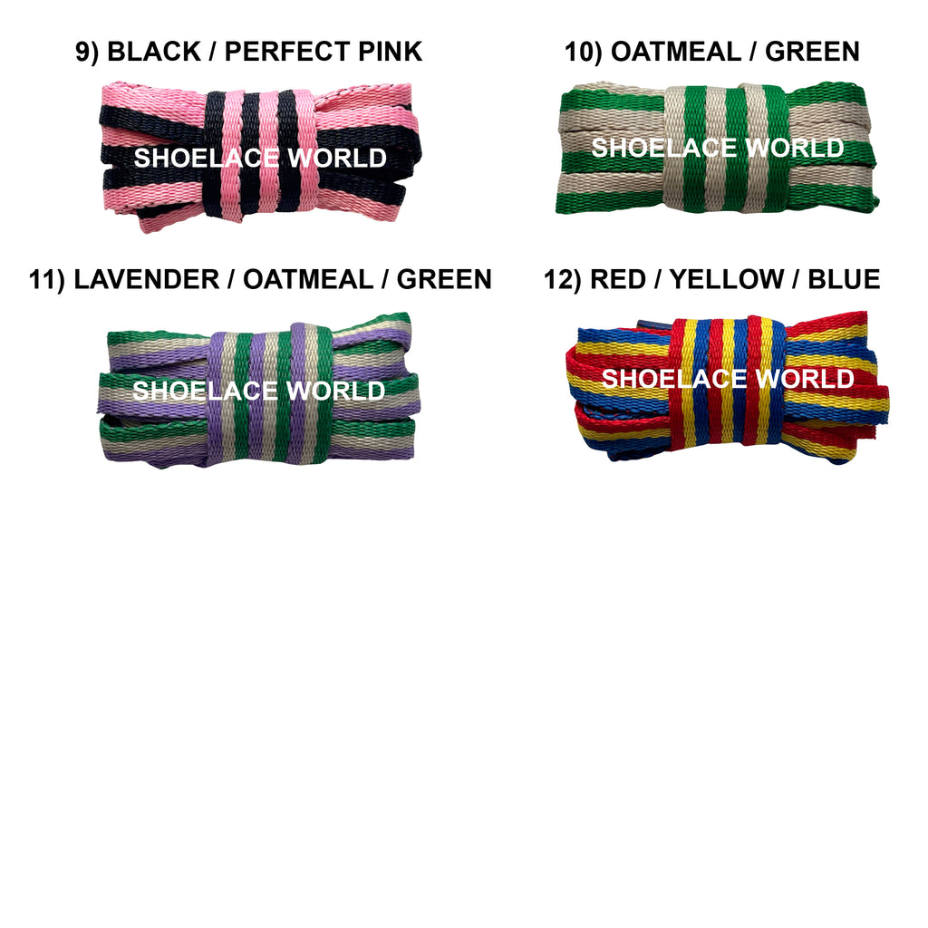 LTD Multicolor Flat Shoelaces