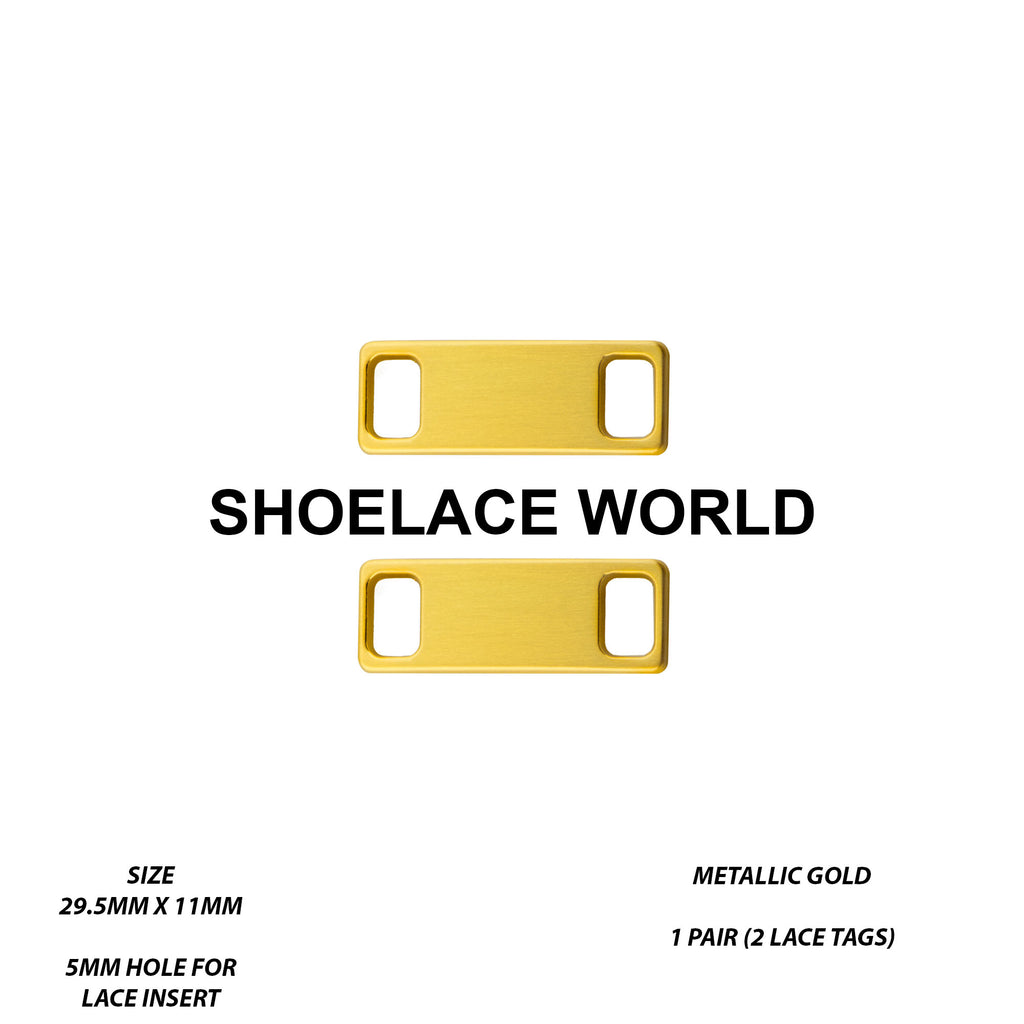 Metal Shoelace 1.25  Lace Tags