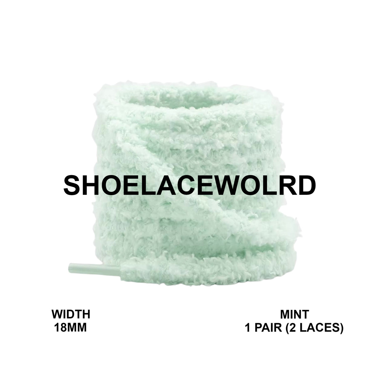Flat Fluffy Shoelaces