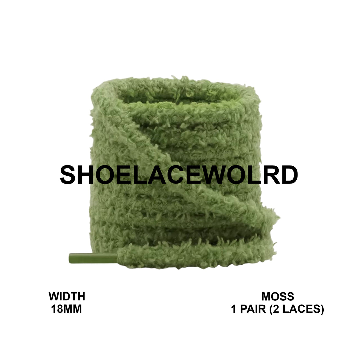 Flat Fluffy Shoelaces